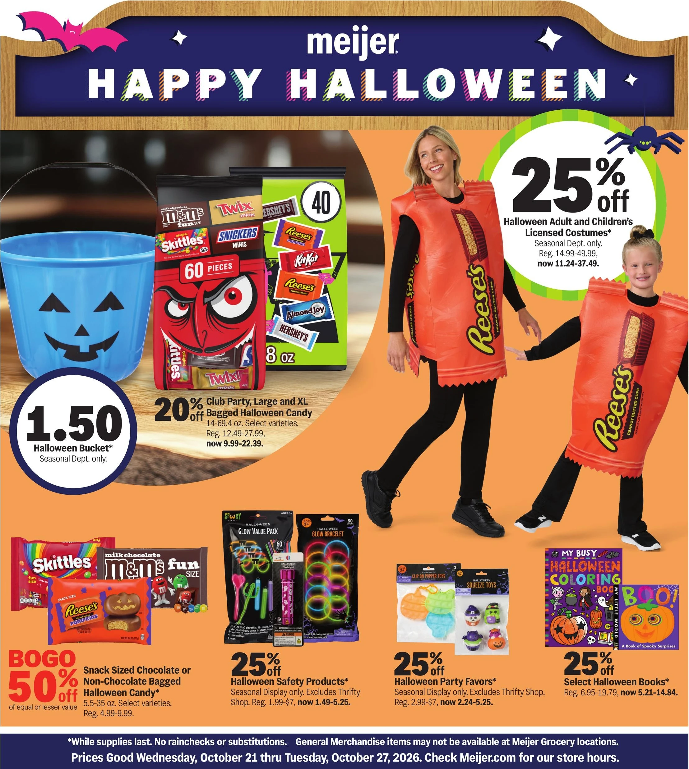 Meijer Page 1 of 7, weekly ad for Oct 21 - Oct 27, 2026