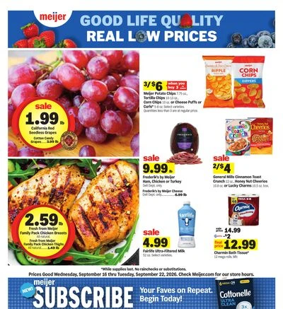 Meijer weekly ad flyer, Sep16 – Sep22, 2026