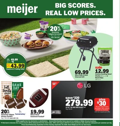 Meijer weekly ad flyer, Sep23 – Sep29, 2026