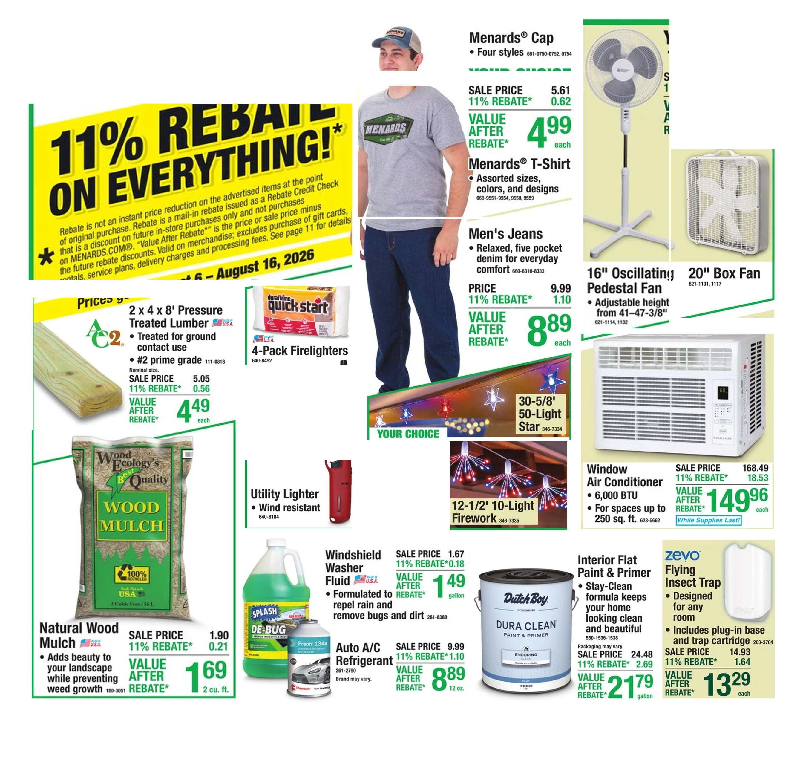 Menards weekly ad flyer, Aug05 – Aug17, 2026