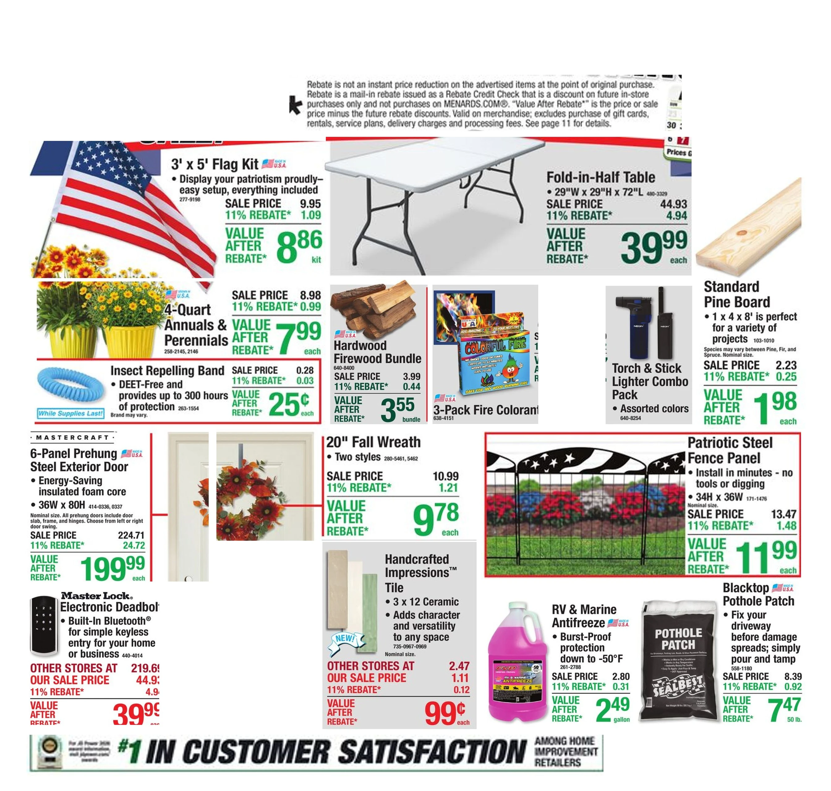 Menards weekly ad flyer, Aug26 – Sep07, 2026