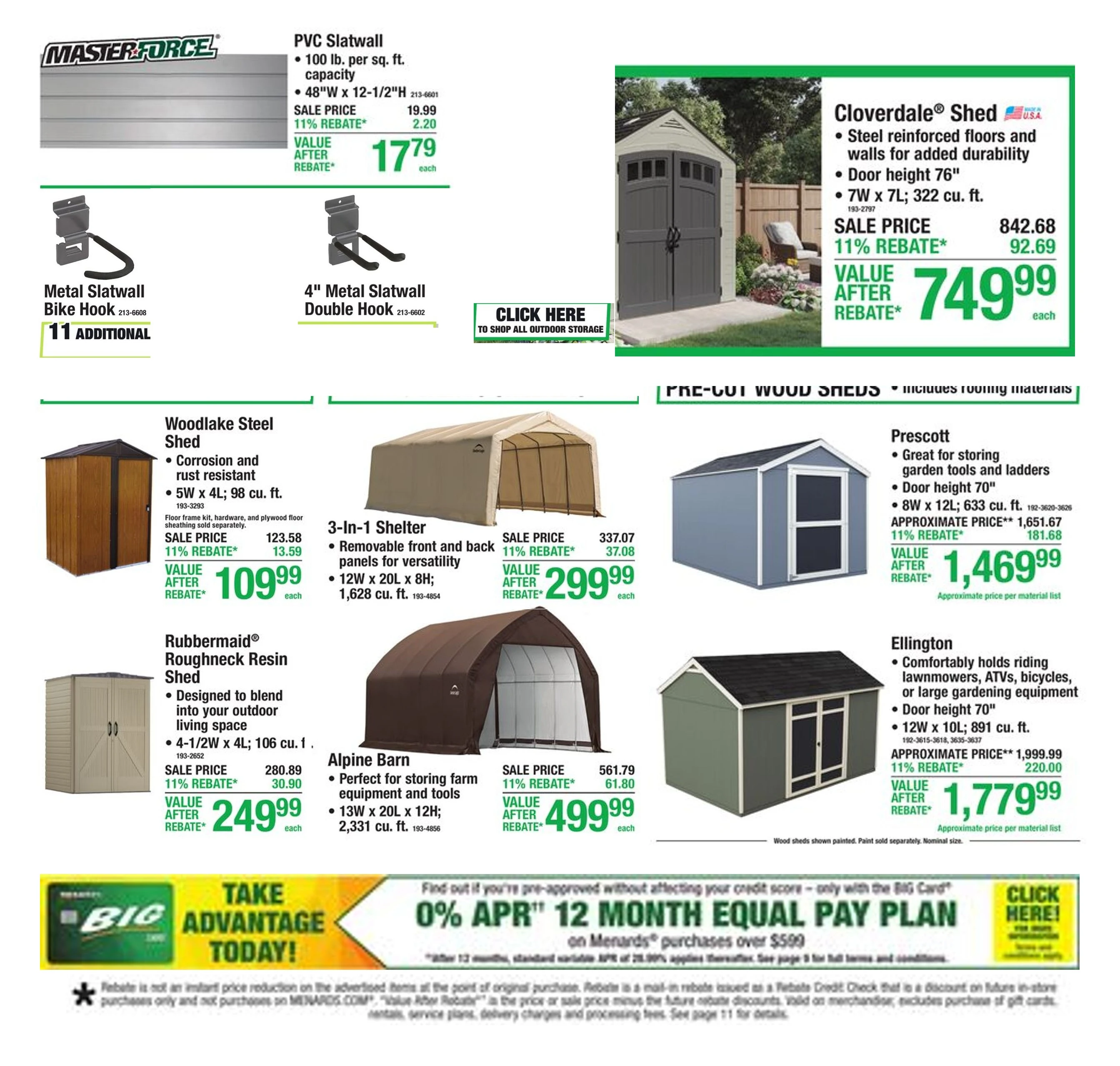 11% Rebate* Sale page 18