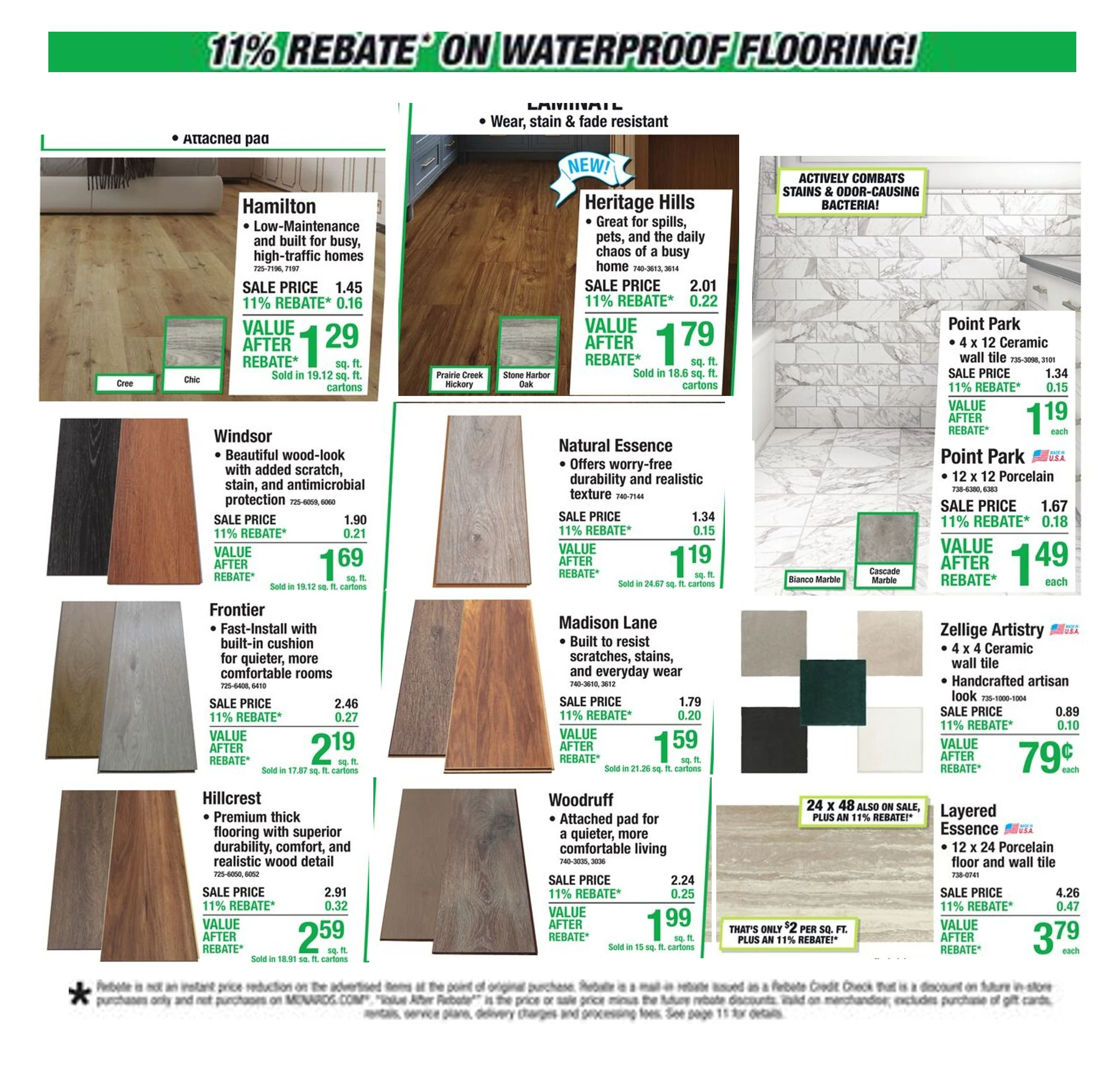 11% Rebate* Sale page 9