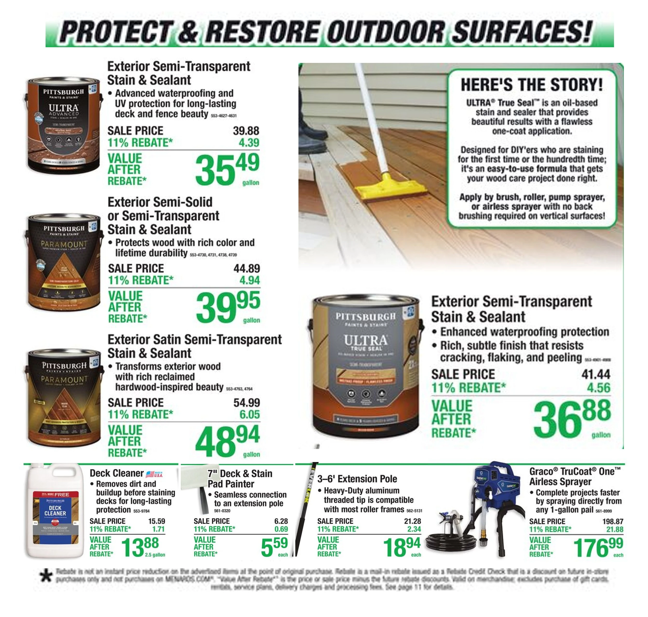 11% Rebate* Sale page 11