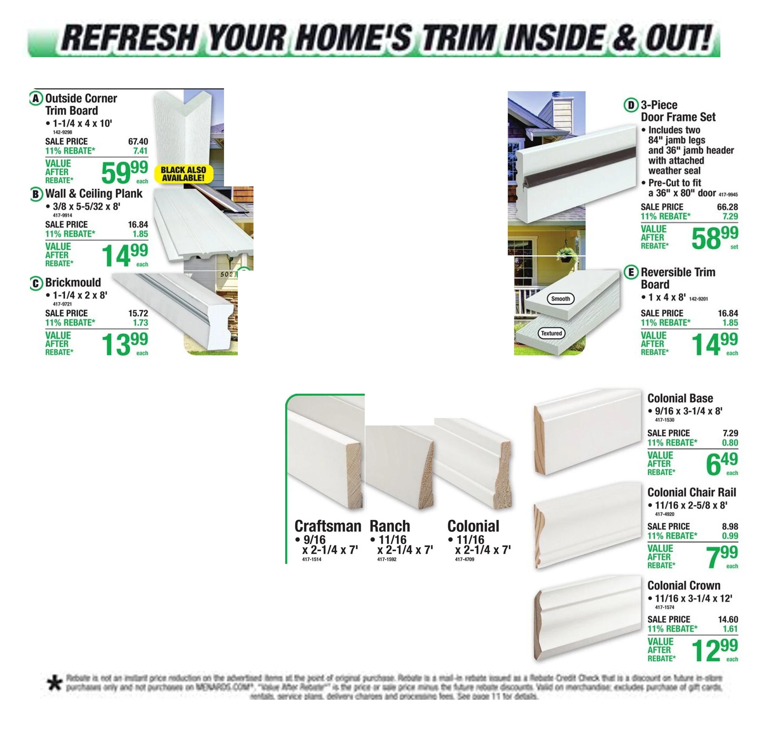 11% Rebate* Sale page 13