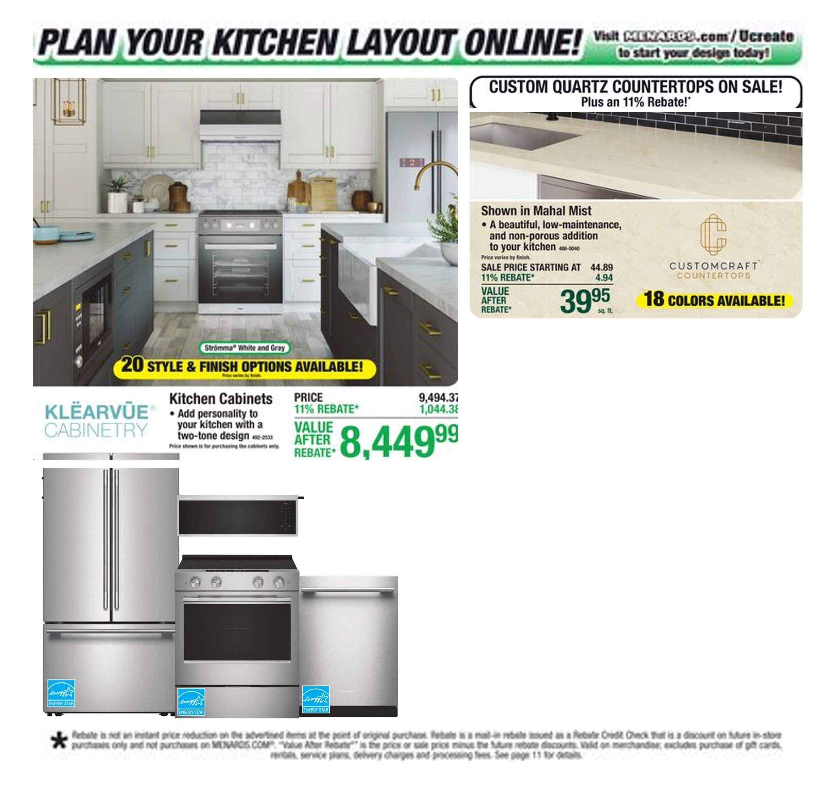11% Rebate* Sale page 14