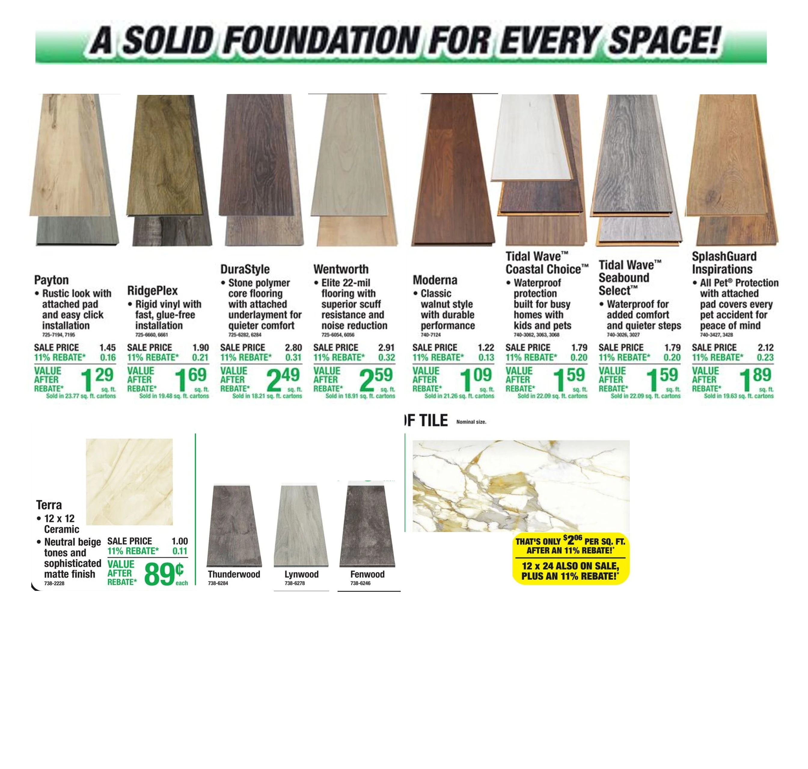 11% Rebate* Sale page 18