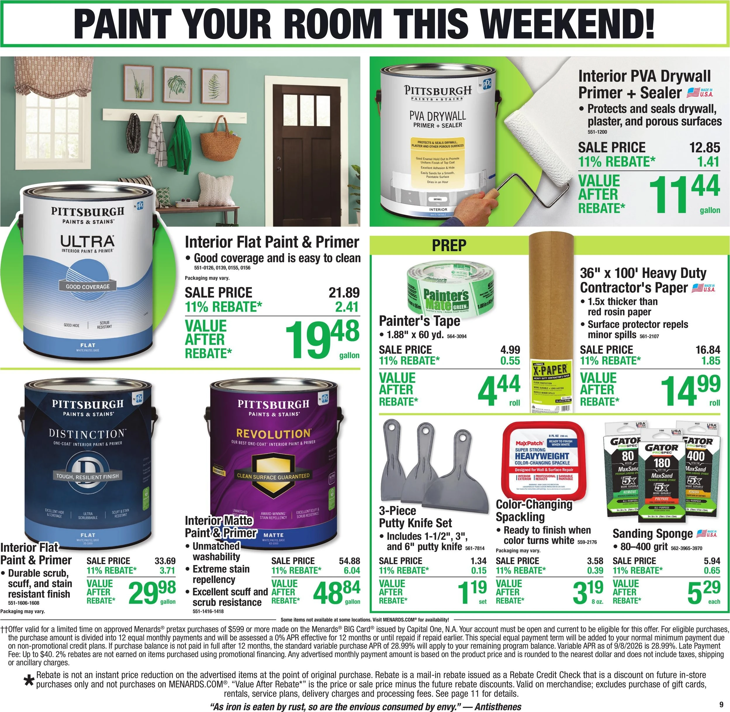Menards Page 10 of 19, weekly ad for Oct 7 - Oct 18, 2026