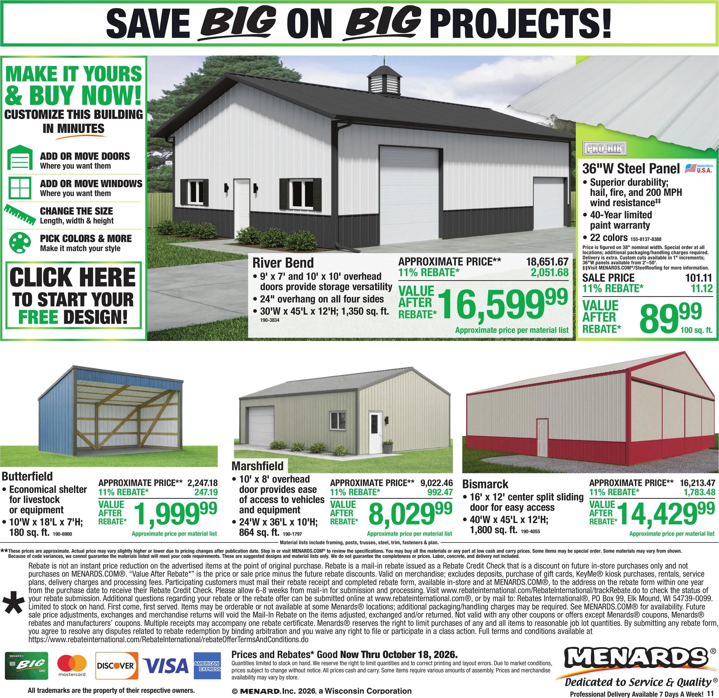 Menards Page 15 of 19, weekly ad for Oct 7 - Oct 18, 2026