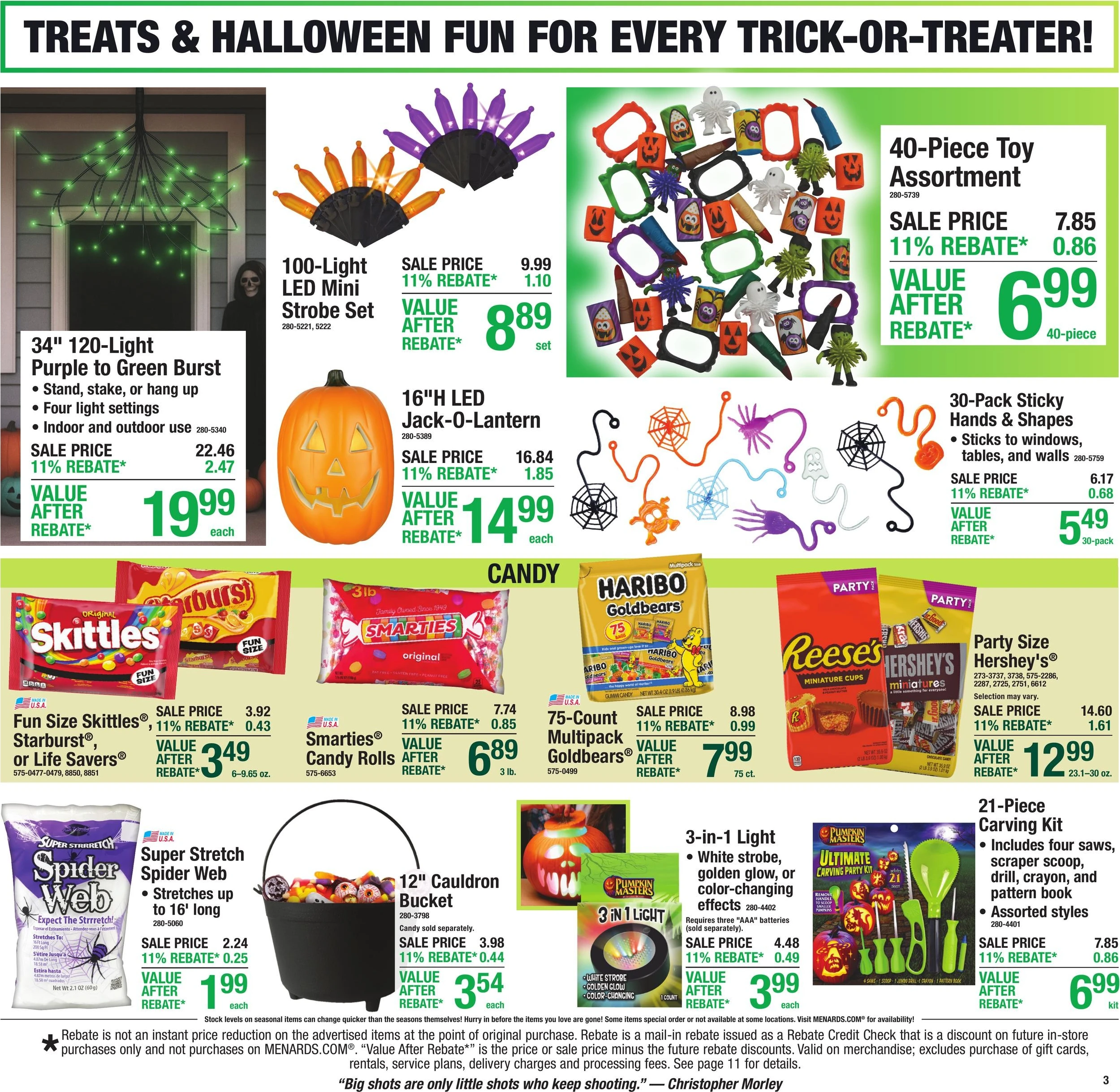 Menards Page 3 of 19, weekly ad for Oct 7 - Oct 18, 2026