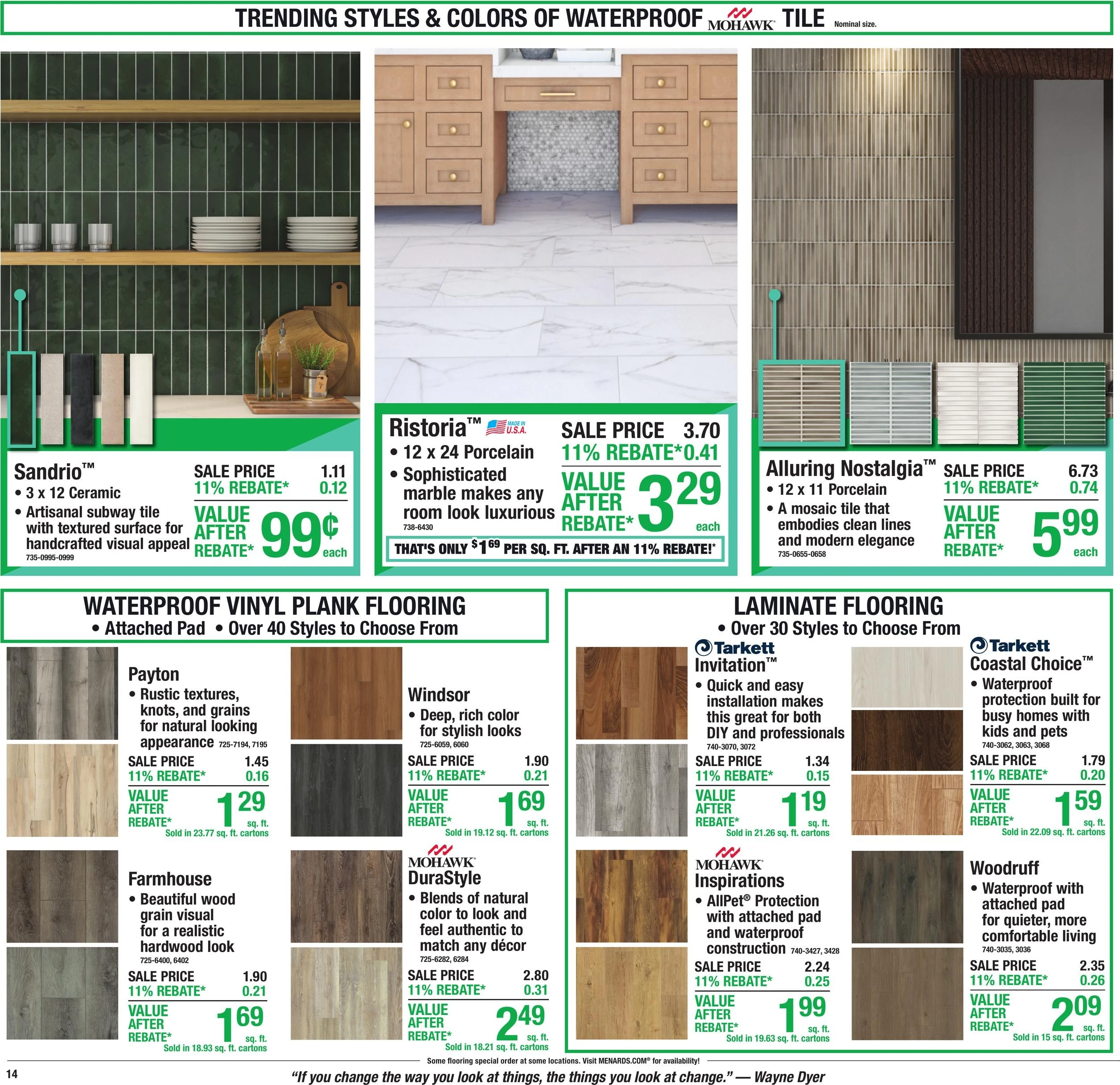 Menards Page 19 of 24, weekly ad for Oct 14 - Oct 25, 2026