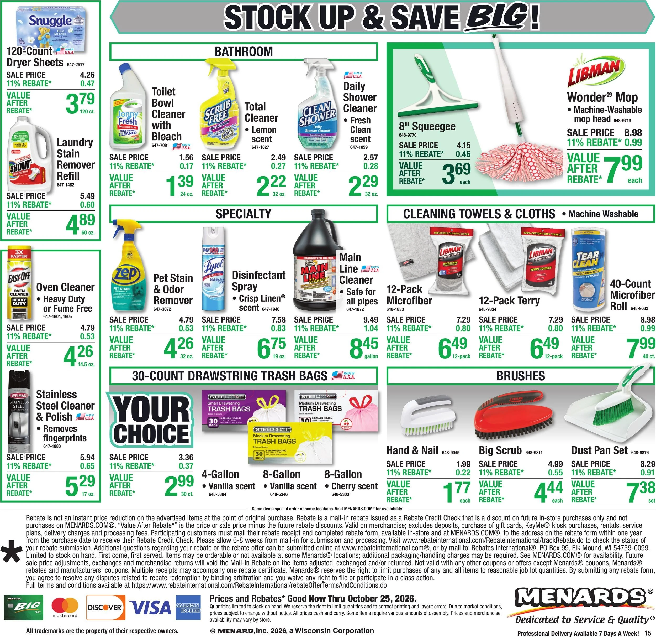 Menards Page 21 of 24, weekly ad for Oct 14 - Oct 25, 2026