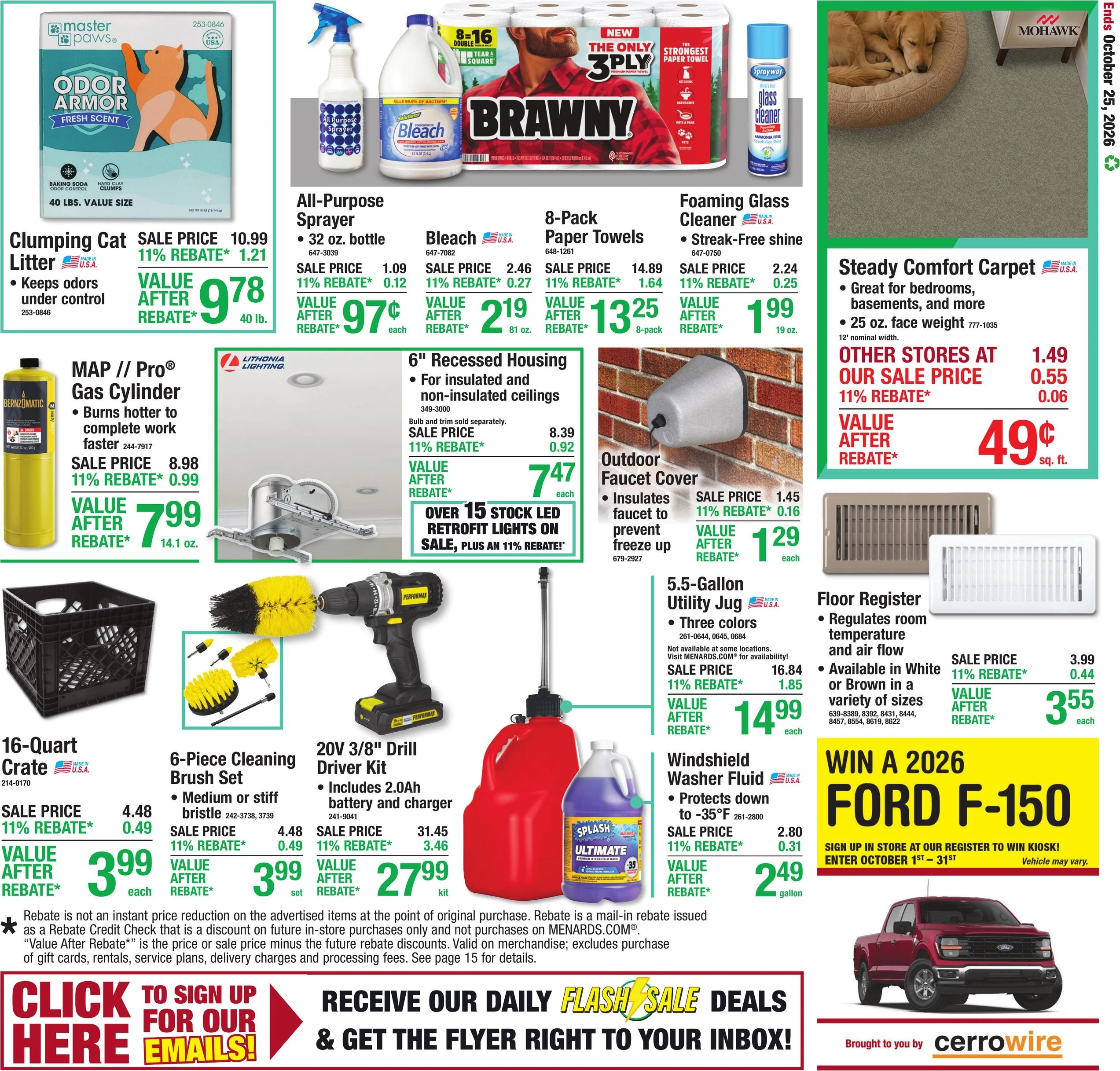 Menards Page 23 of 24, weekly ad for Oct 14 - Oct 25, 2026