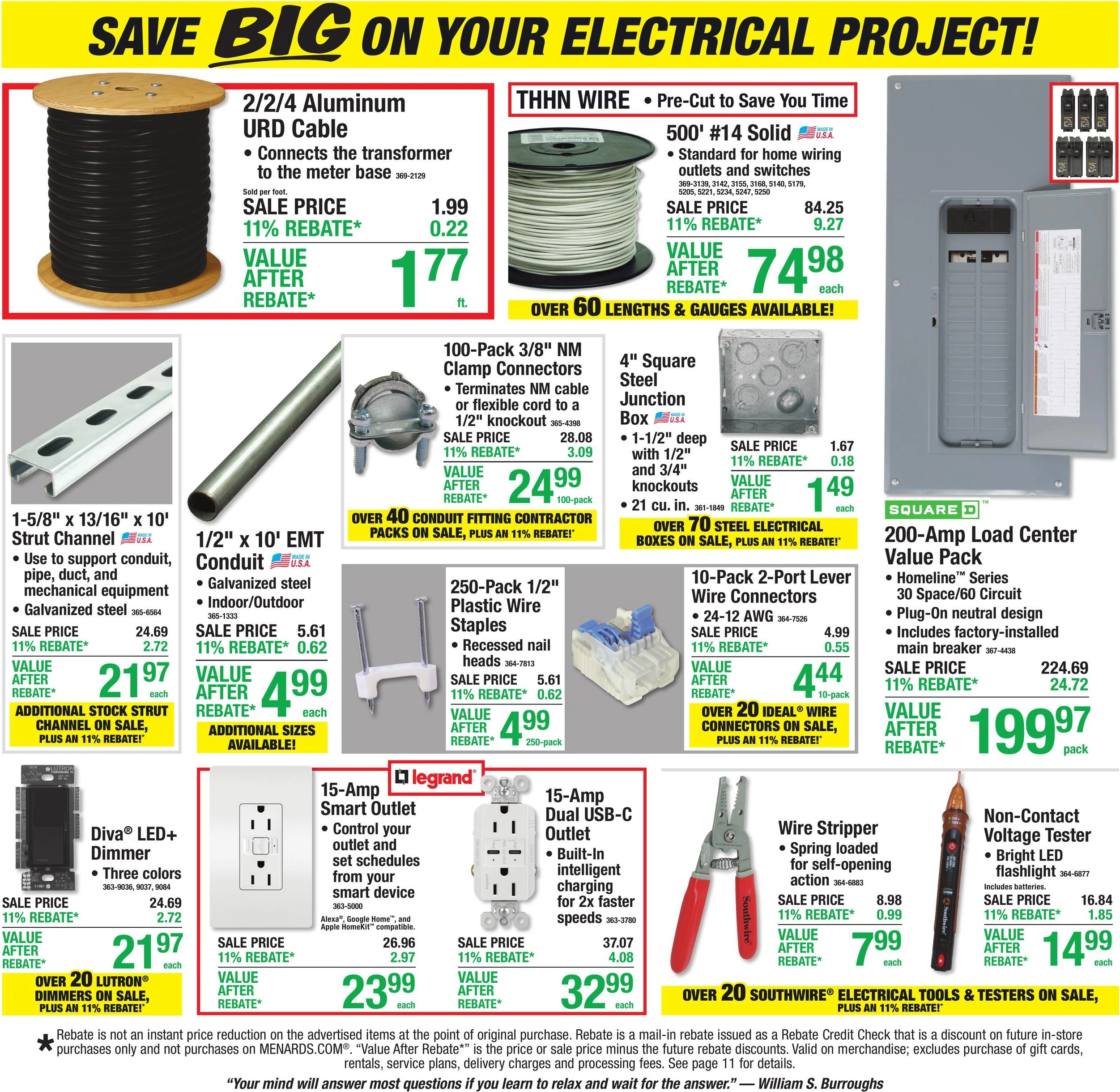 Menards Page 11 of 21, weekly ad for Oct 21 - Nov 1, 2026