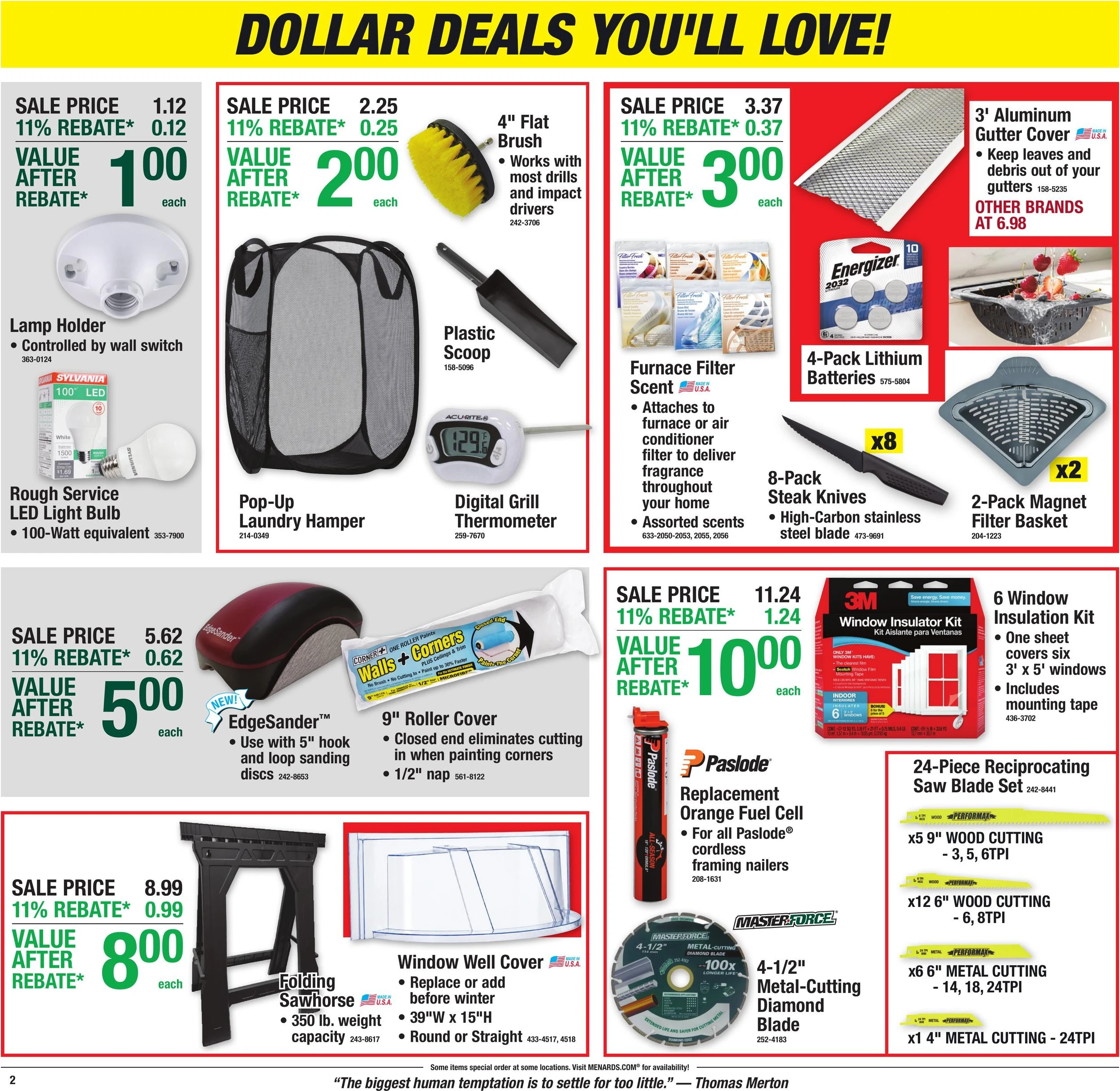Menards Page 2 of 21, weekly ad for Oct 21 - Nov 1, 2026