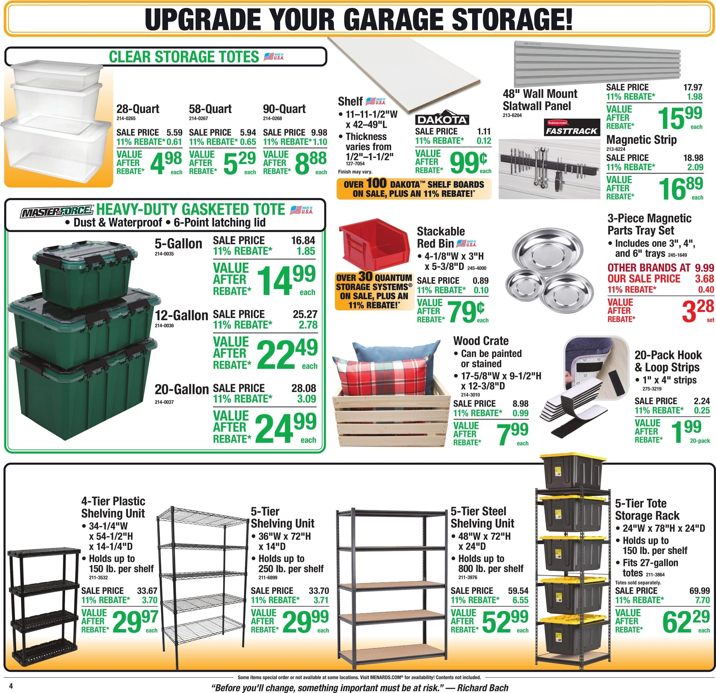 Menards Page 6 of 24, weekly ad for Sep 30 - Oct 11, 2026