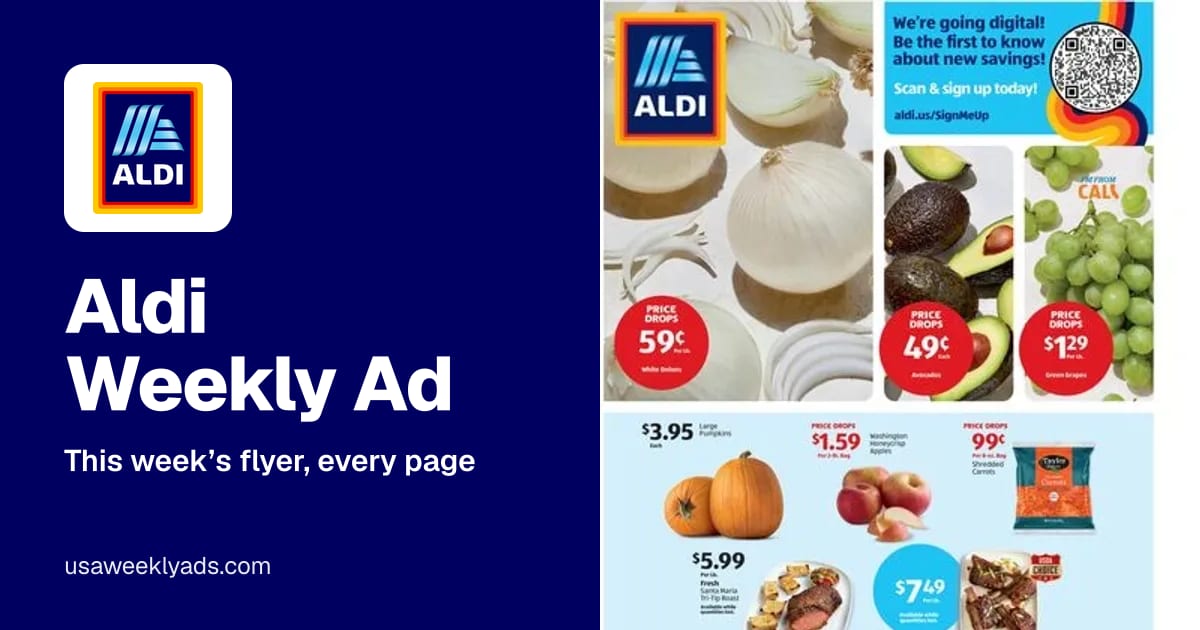 Aldi weekly ad, Oct 7 - Oct 13, 2026