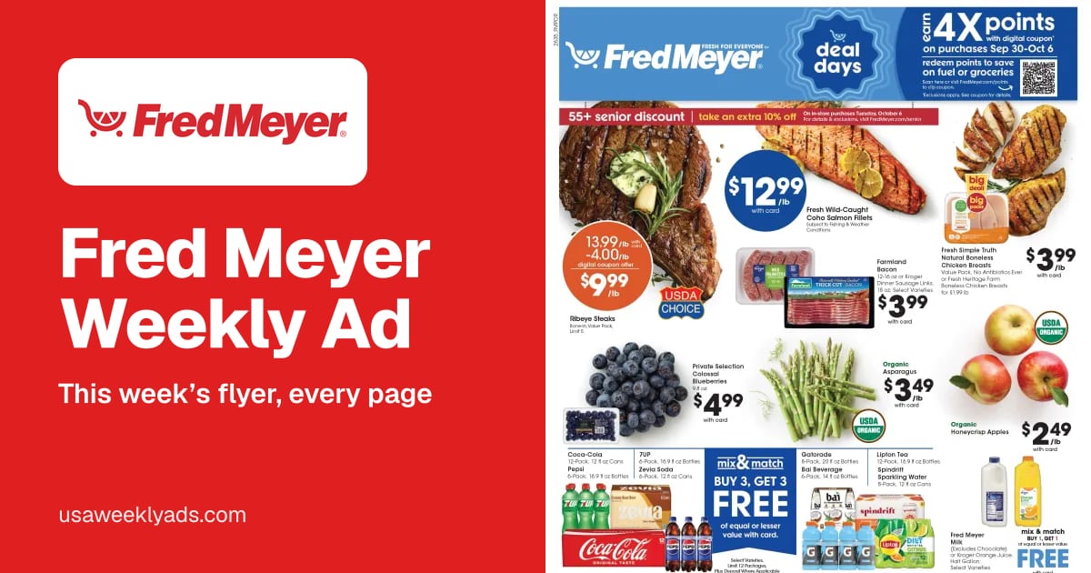 Fred Meyer weekly ad, Oct 14 - Oct 20, 2026