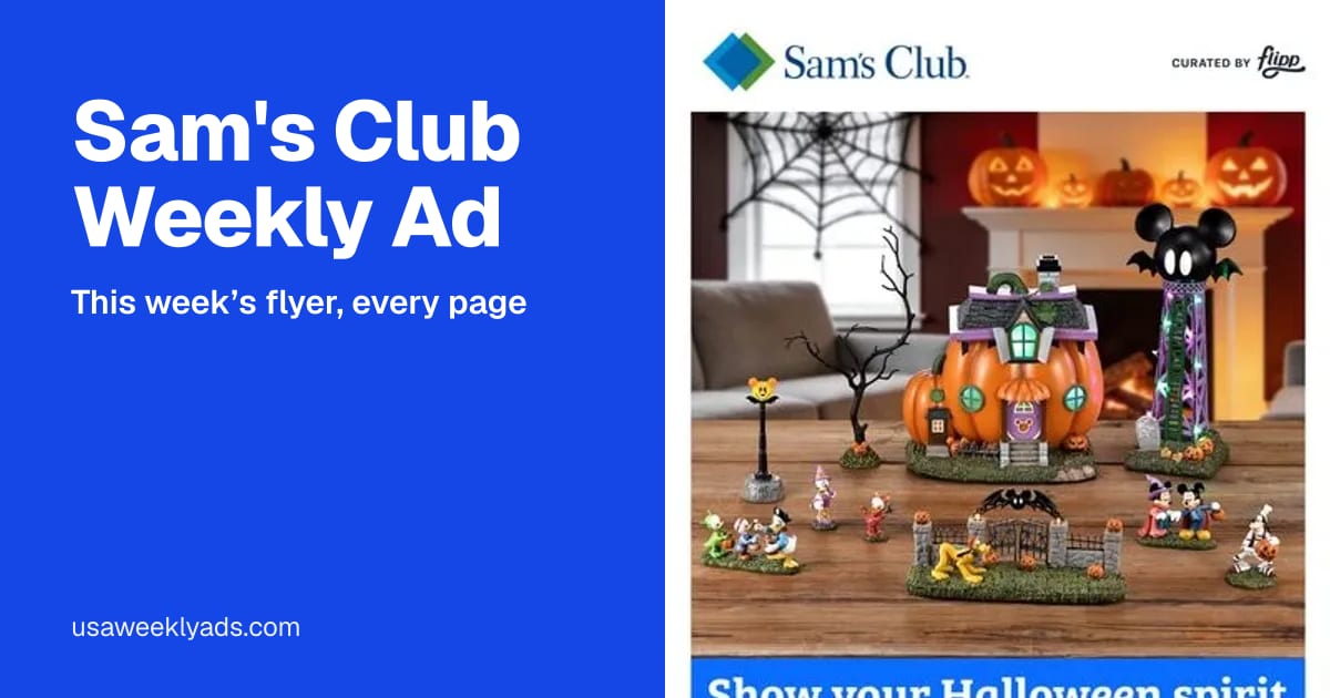 Sam's Club weekly ad, Oct 1 - Oct 7, 2026