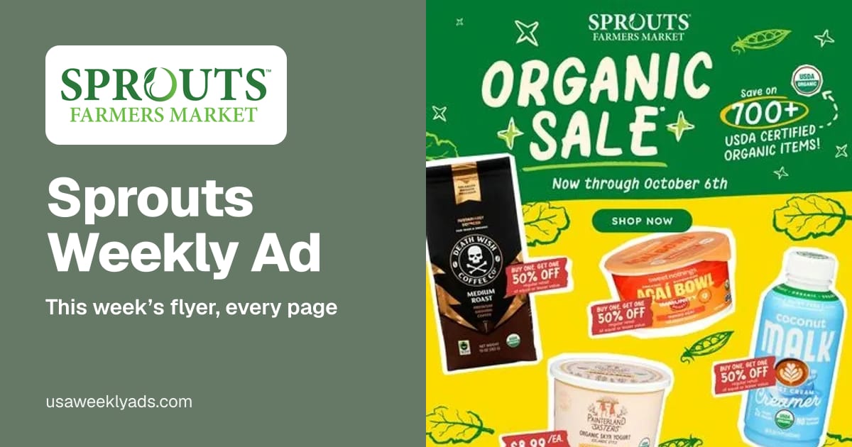 Sprouts weekly ad, Oct 7 - Oct 13, 2026