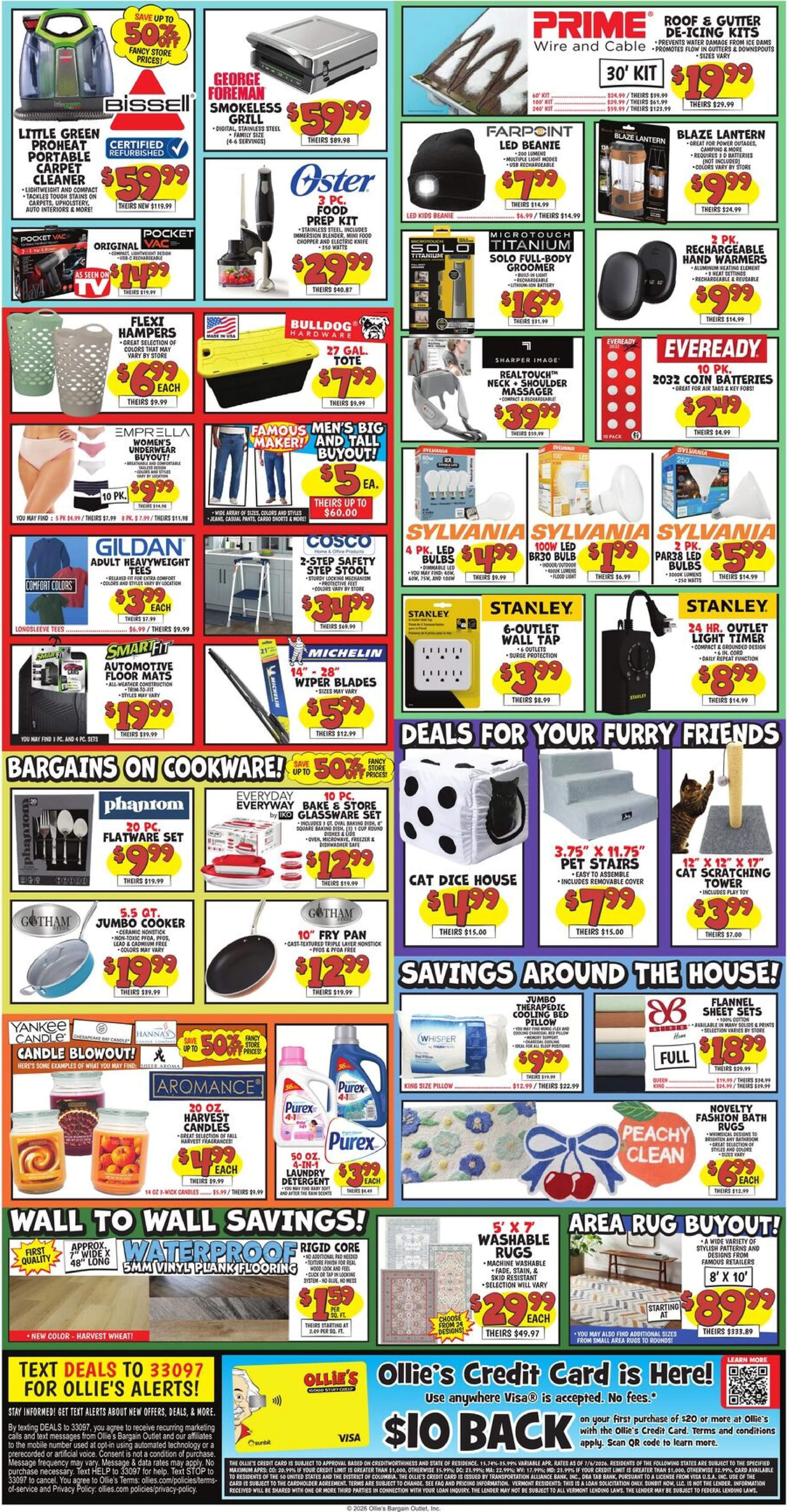 Ollie's Bargain Outlet Page 2 of 2, weekly ad for Sep 30 - Oct 7, 2026