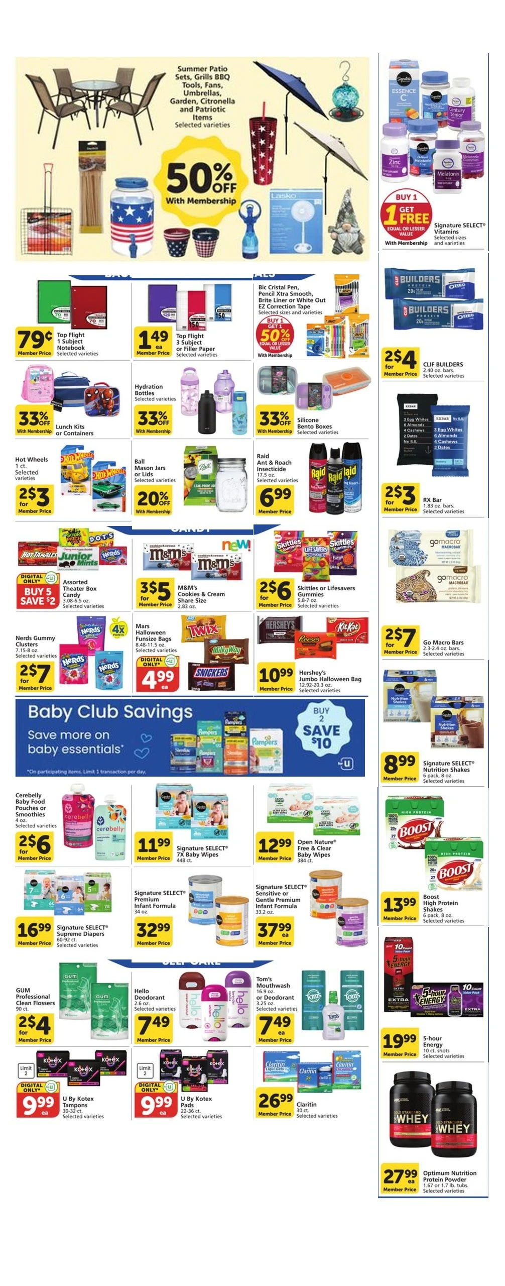 Pavilions Page 6 of 7, weekly ad for Aug 12 - Aug 18, 2026