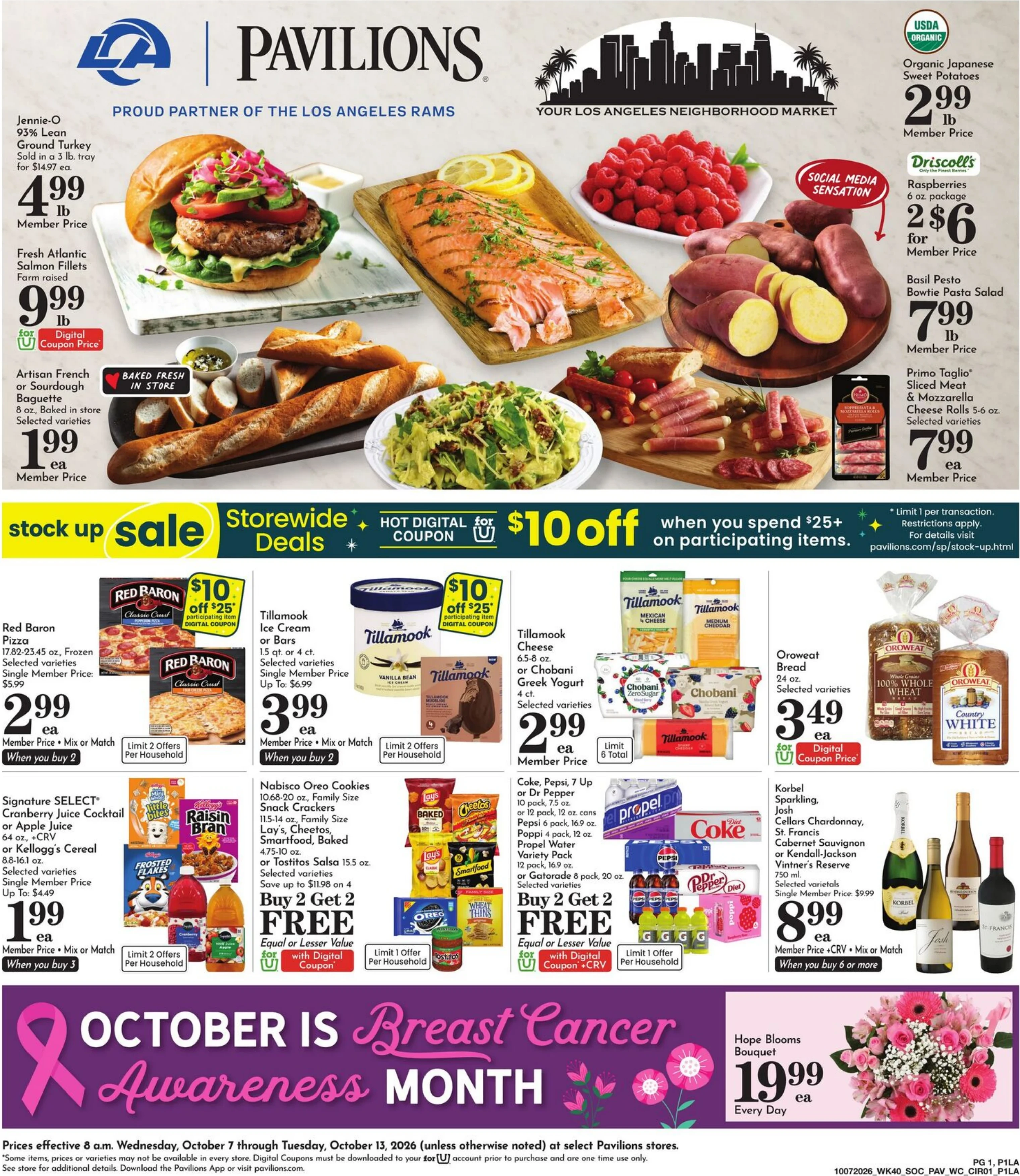 Pavilions Page 1 of 4, weekly ad for Oct 7 - Oct 13, 2026