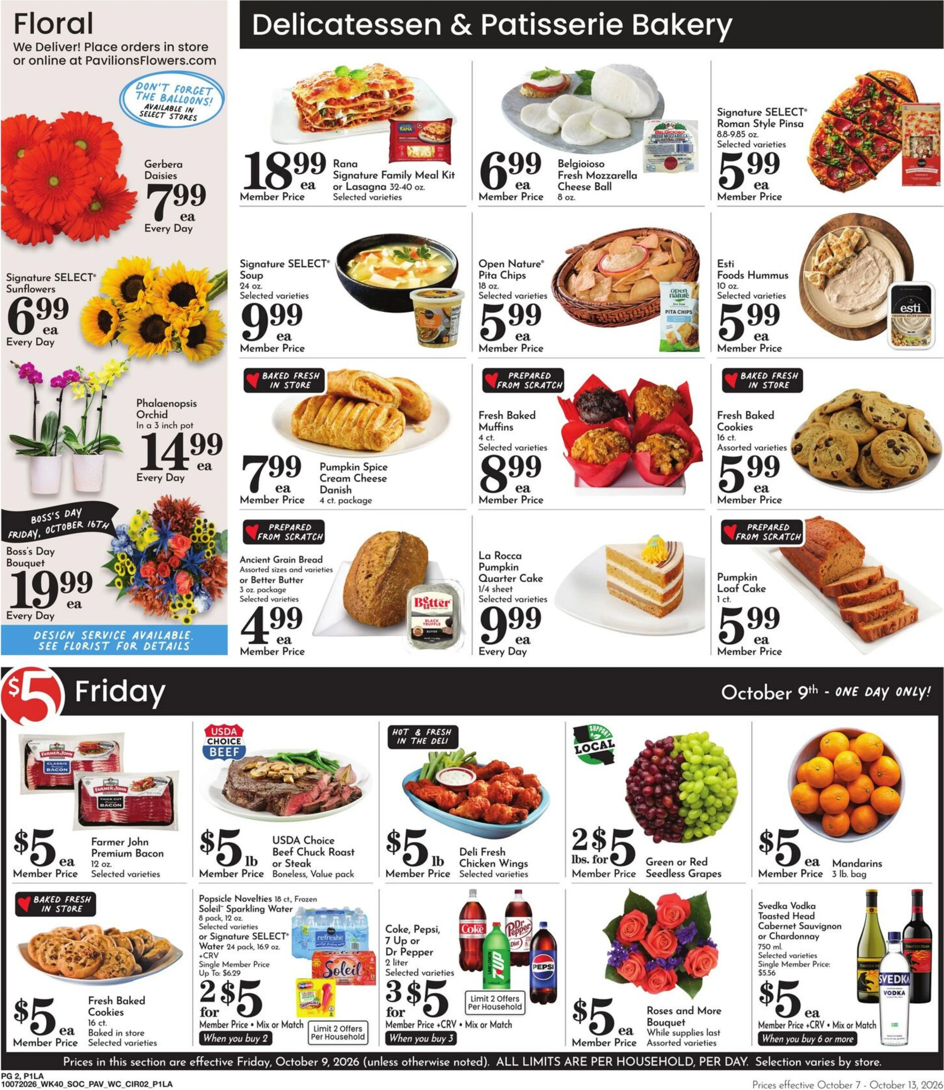 Pavilions Page 2 of 4, weekly ad for Oct 7 - Oct 13, 2026