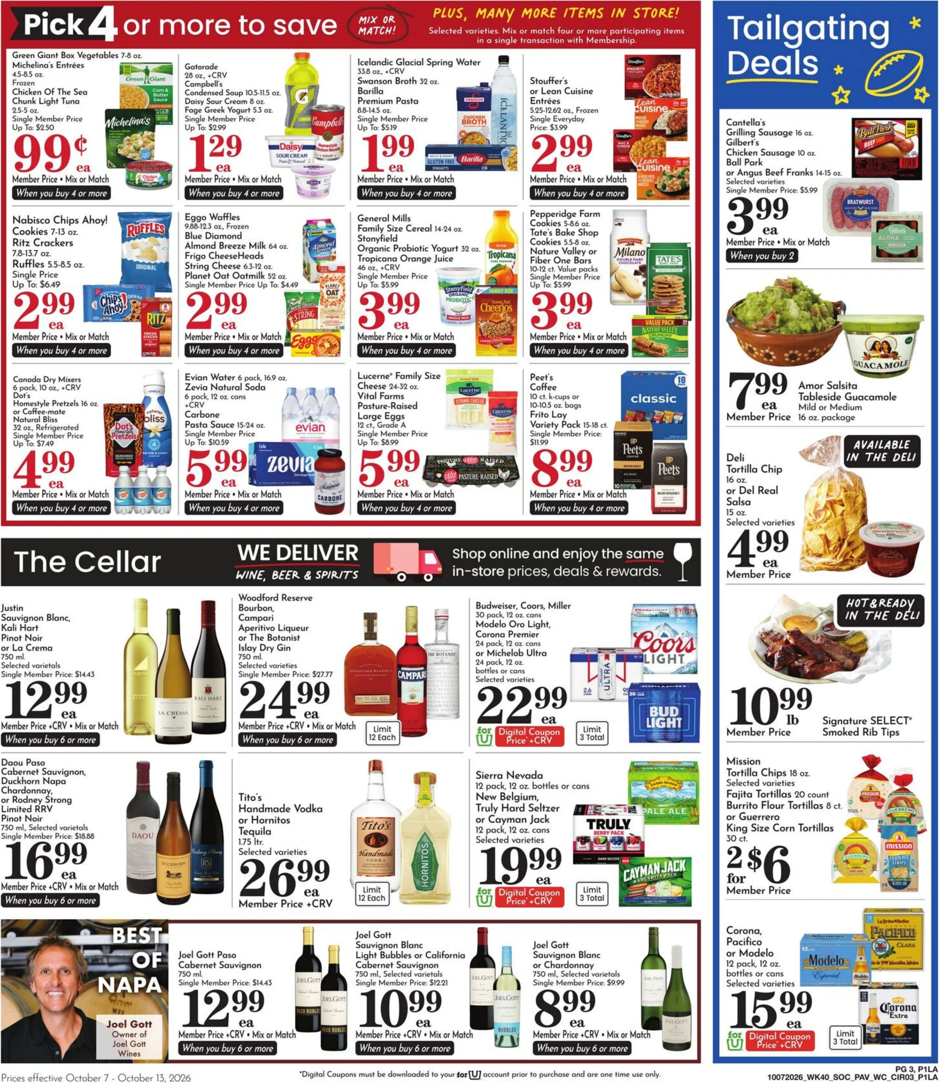 Pavilions Page 3 of 4, weekly ad for Oct 7 - Oct 13, 2026