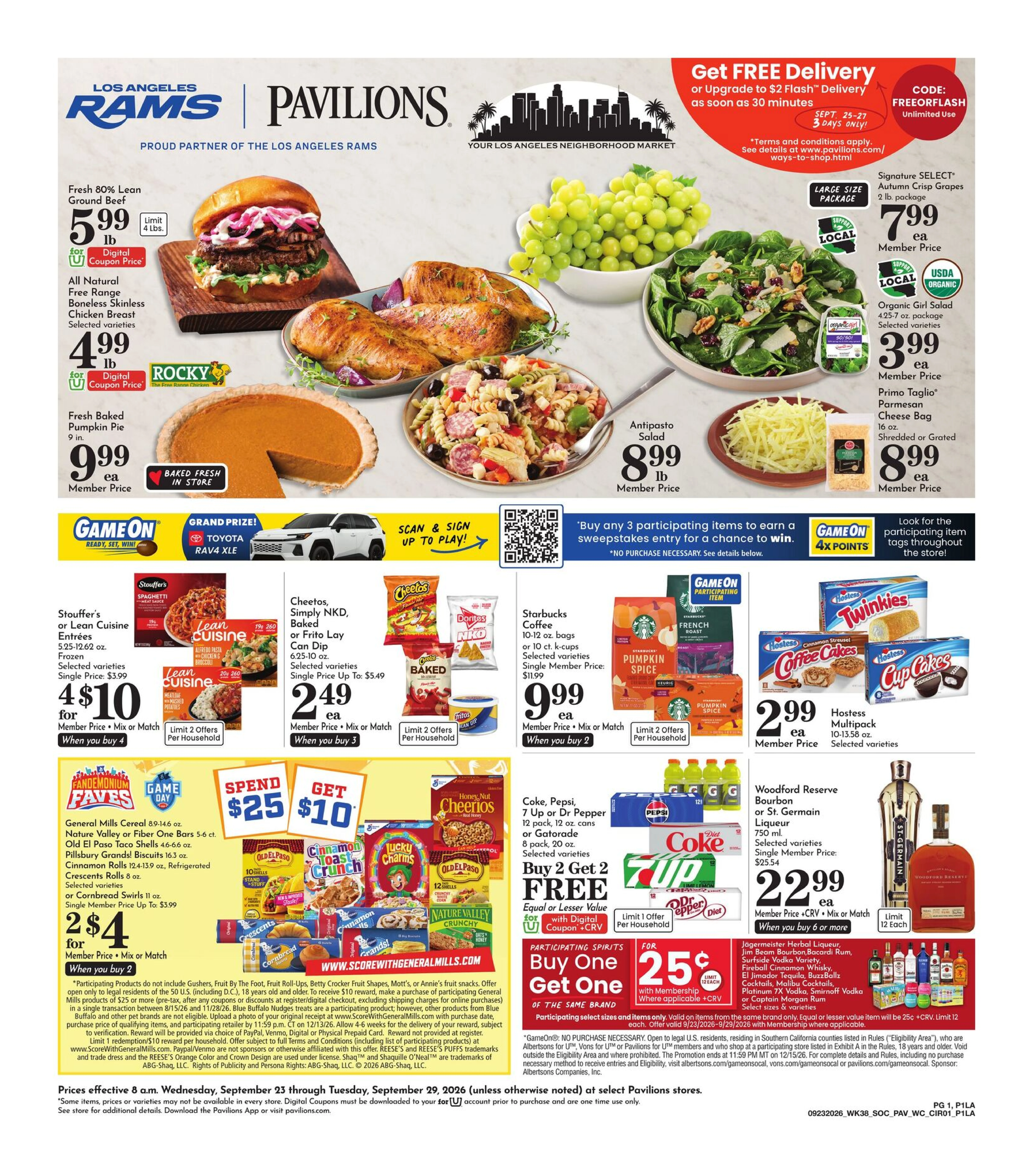 Pavilions weekly ad flyer, Sep23 – Sep29, 2026