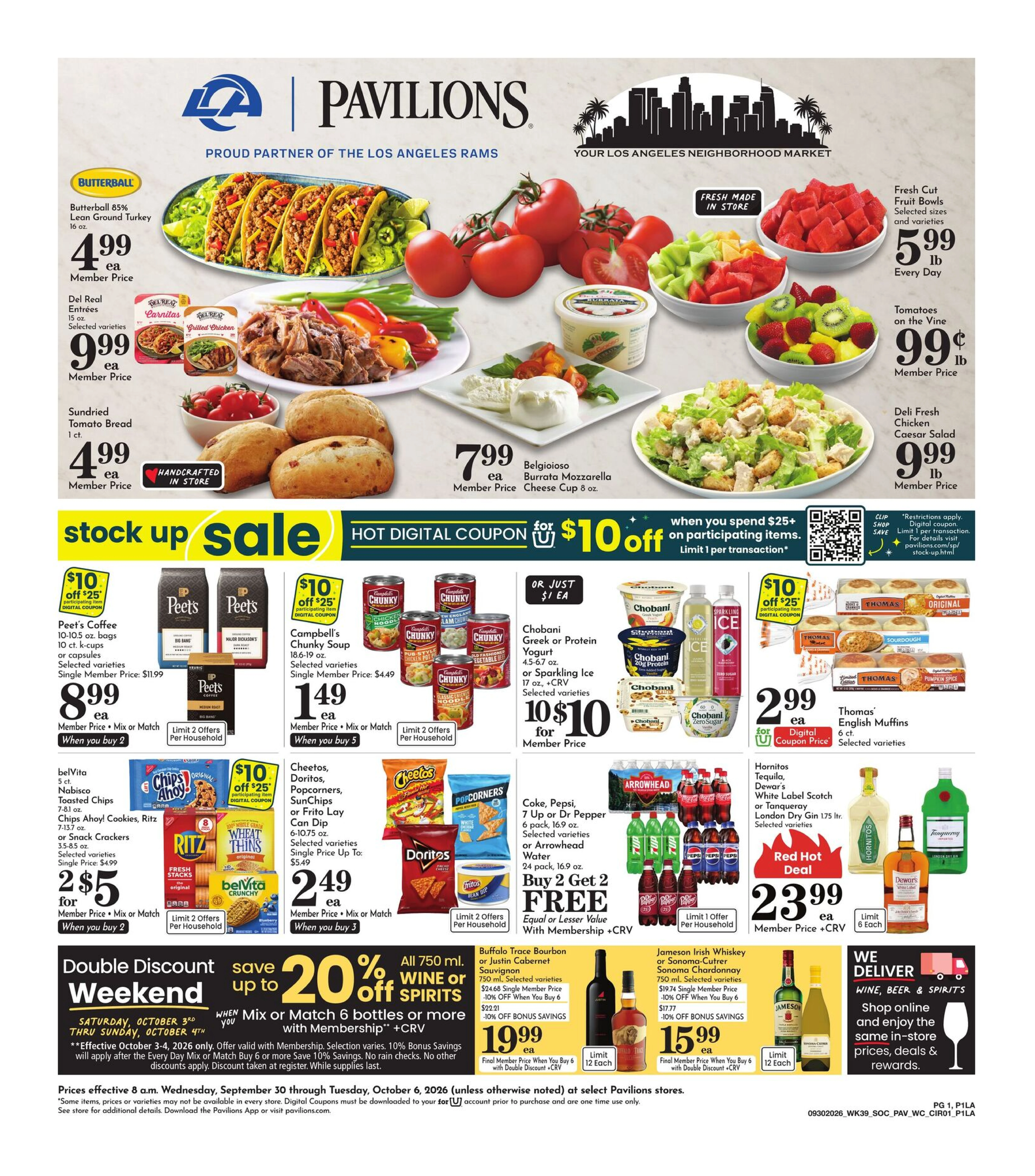 Pavilions weekly ad flyer, Sep30 – Oct06, 2026
