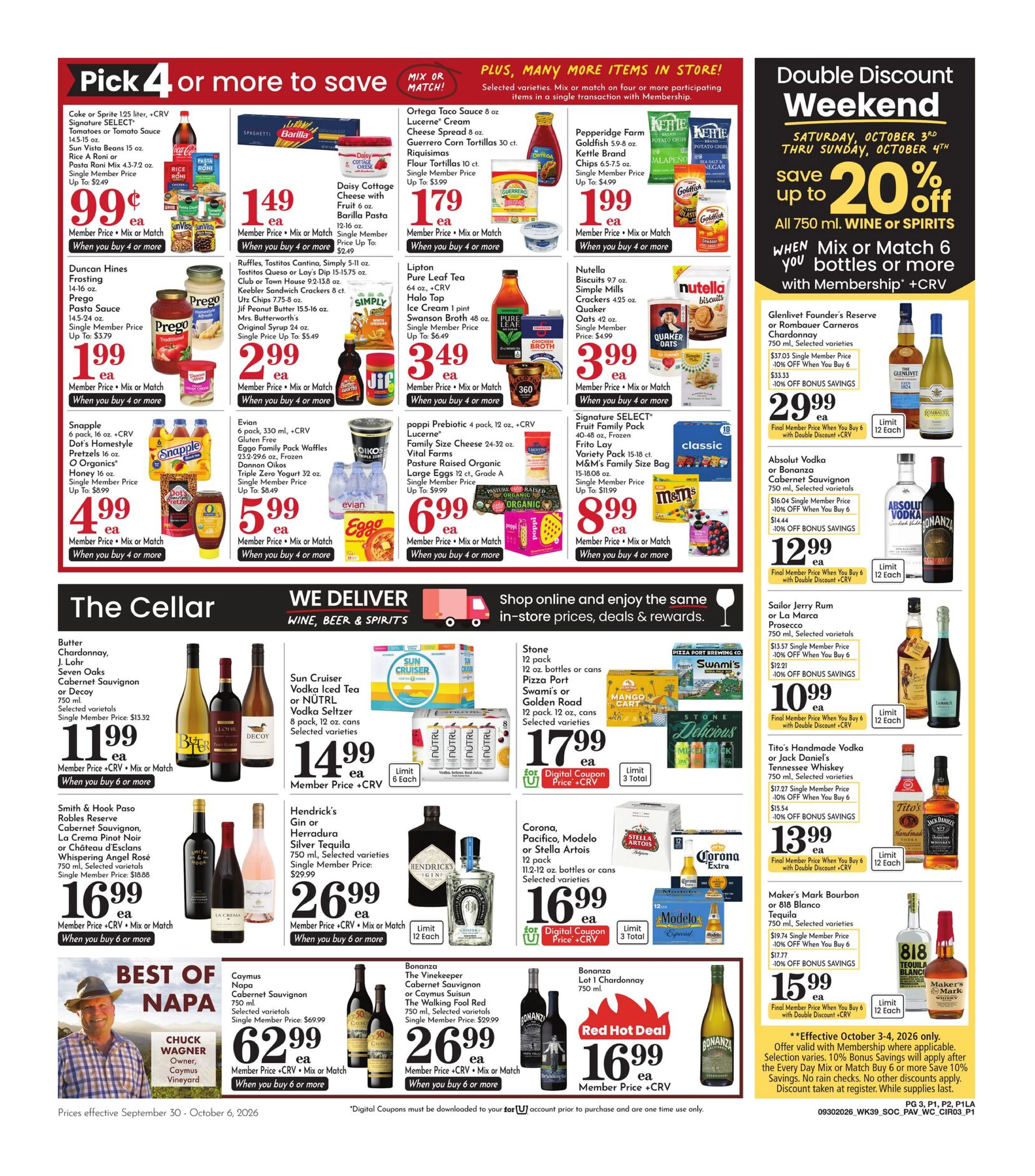 Pavilions Page 3 of 6, weekly ad for Sep 30 - Oct 6, 2026