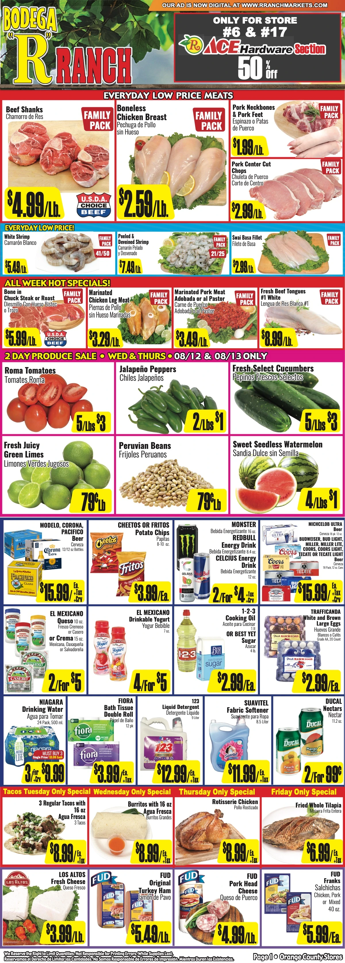 R Ranch Markets Page 1