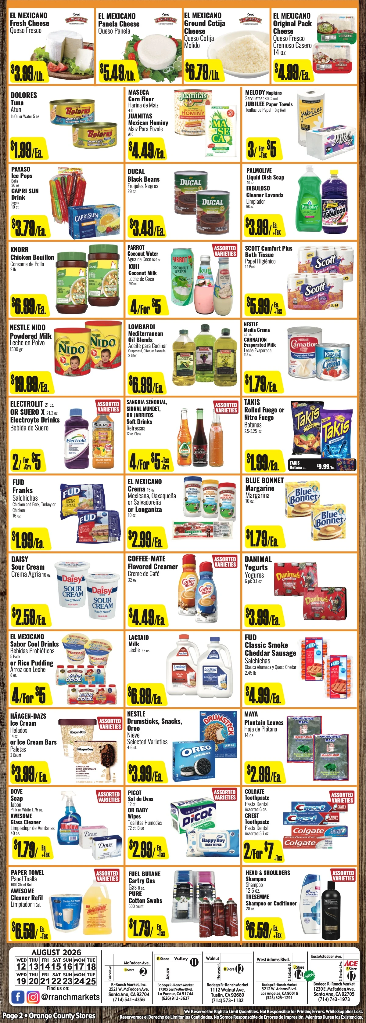 R Ranch Markets Page 2