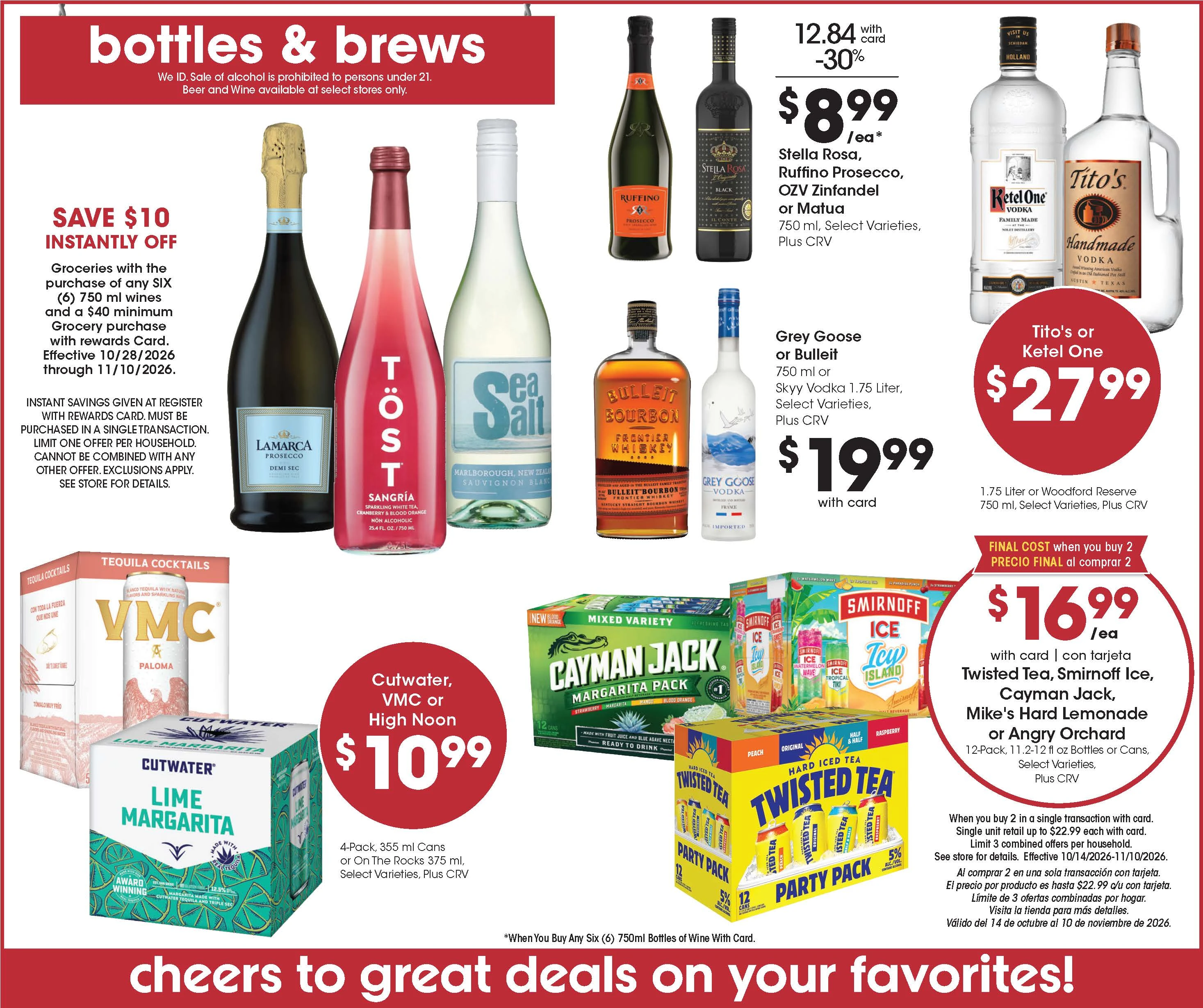 Ralphs Page 15 of 15, weekly ad for Oct 28 - Nov 4, 2026