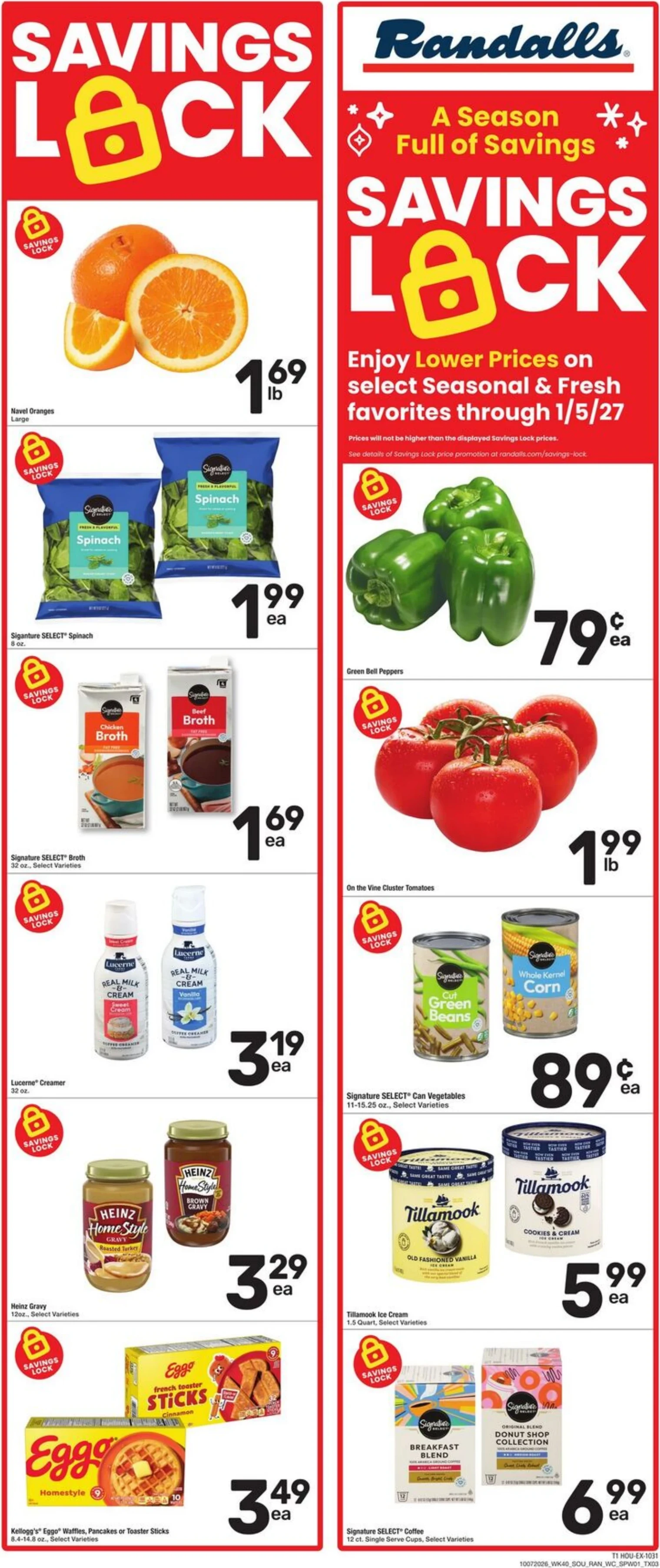 Randalls Page 1 of 5, weekly ad for Oct 7 - Oct 13, 2026
