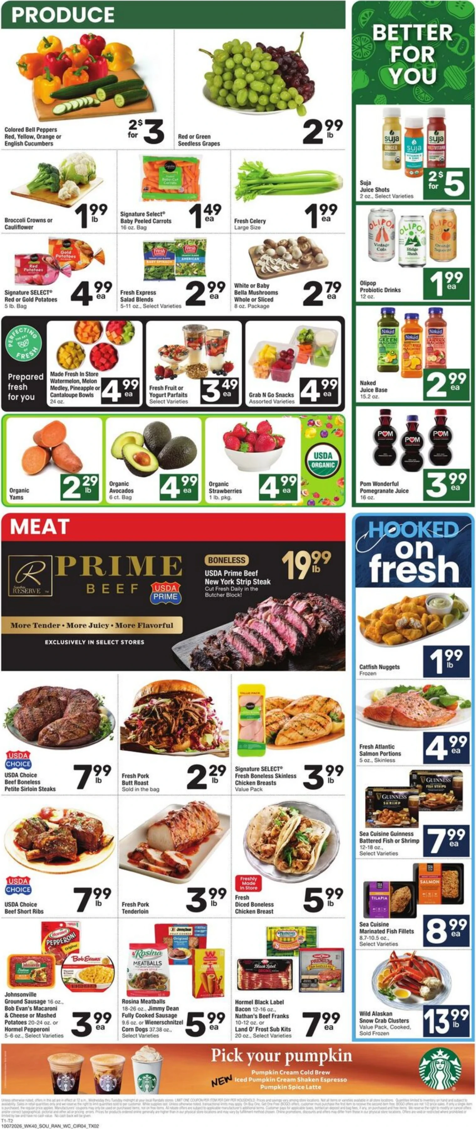 Randalls Page 5 of 5, weekly ad for Oct 7 - Oct 13, 2026