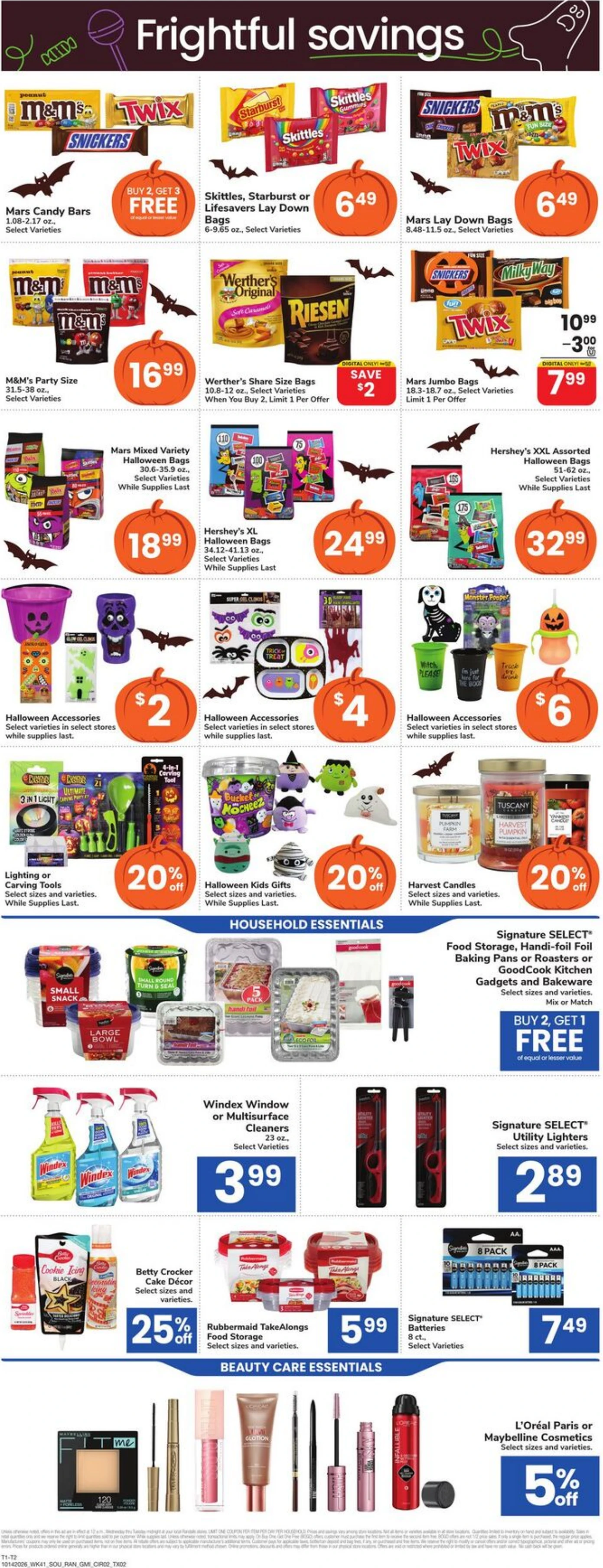Randalls Page 5 of 5, weekly ad for Oct 14 - Oct 20, 2026