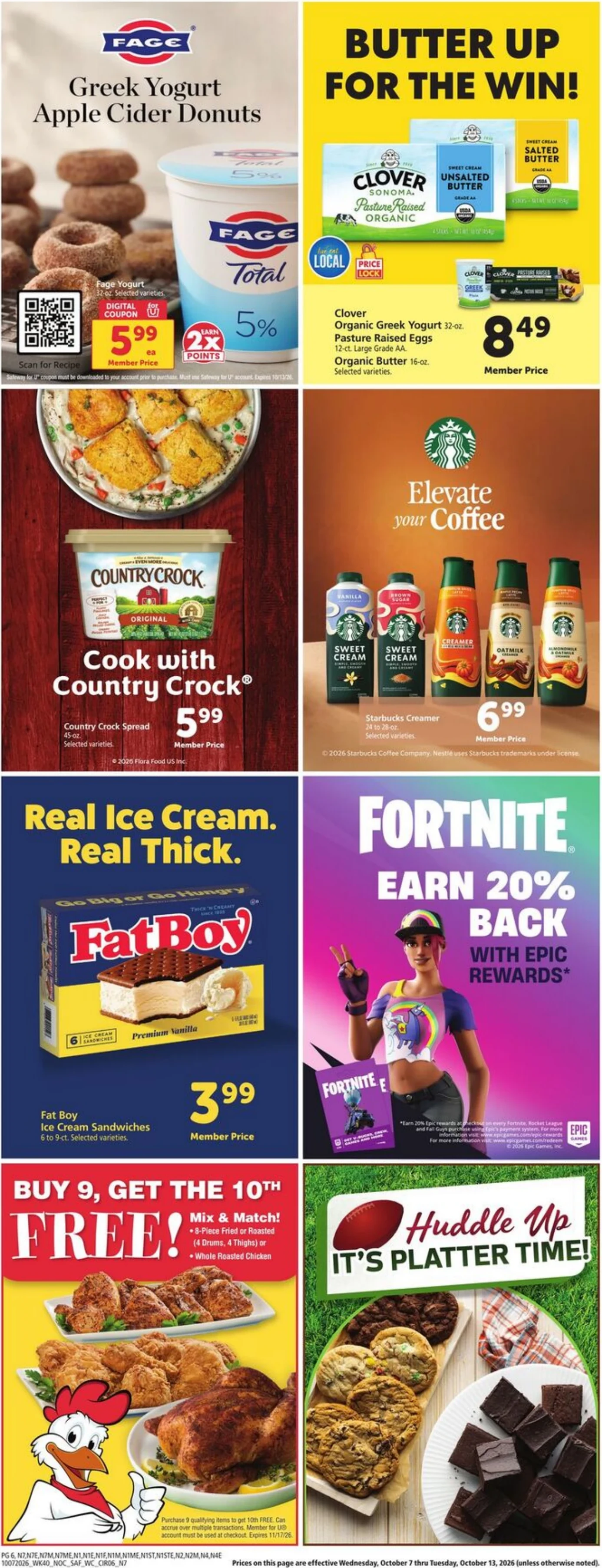 Safeway Page 6 of 9, weekly ad for Oct 7 - Oct 13, 2026
