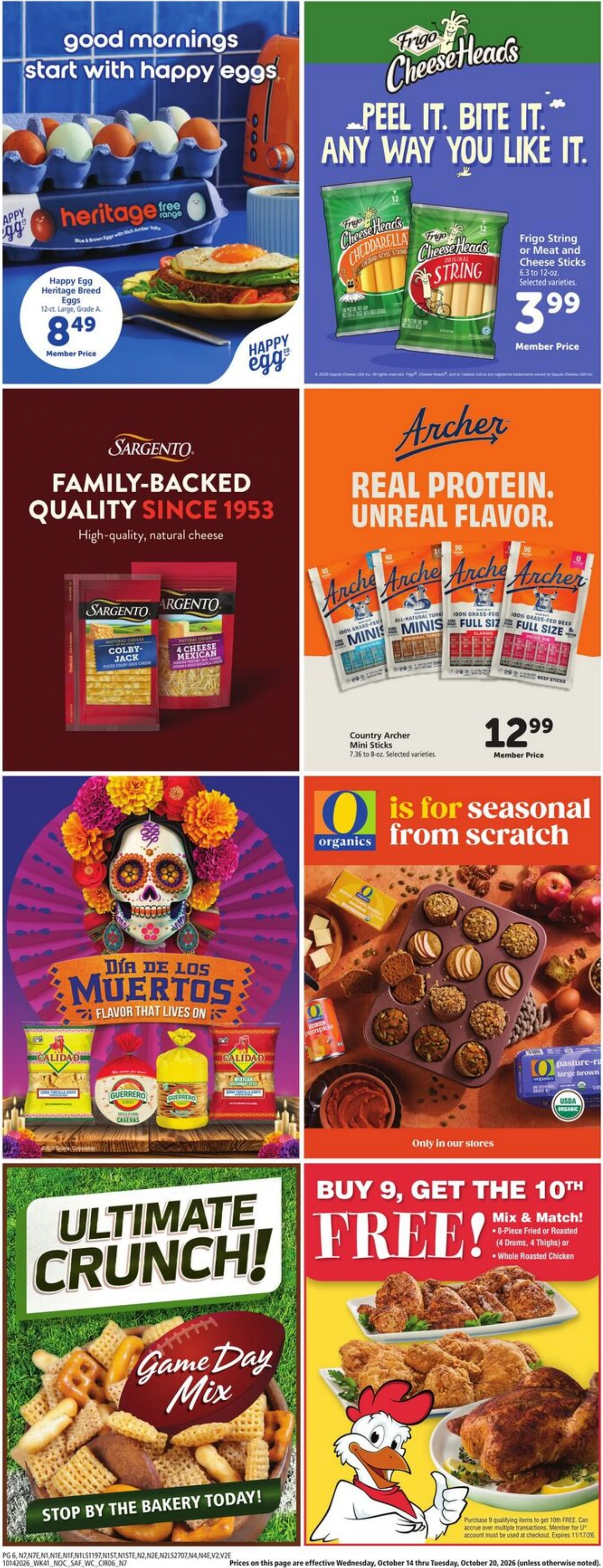 Safeway Page 6 of 9, weekly ad for Oct 14 - Oct 20, 2026