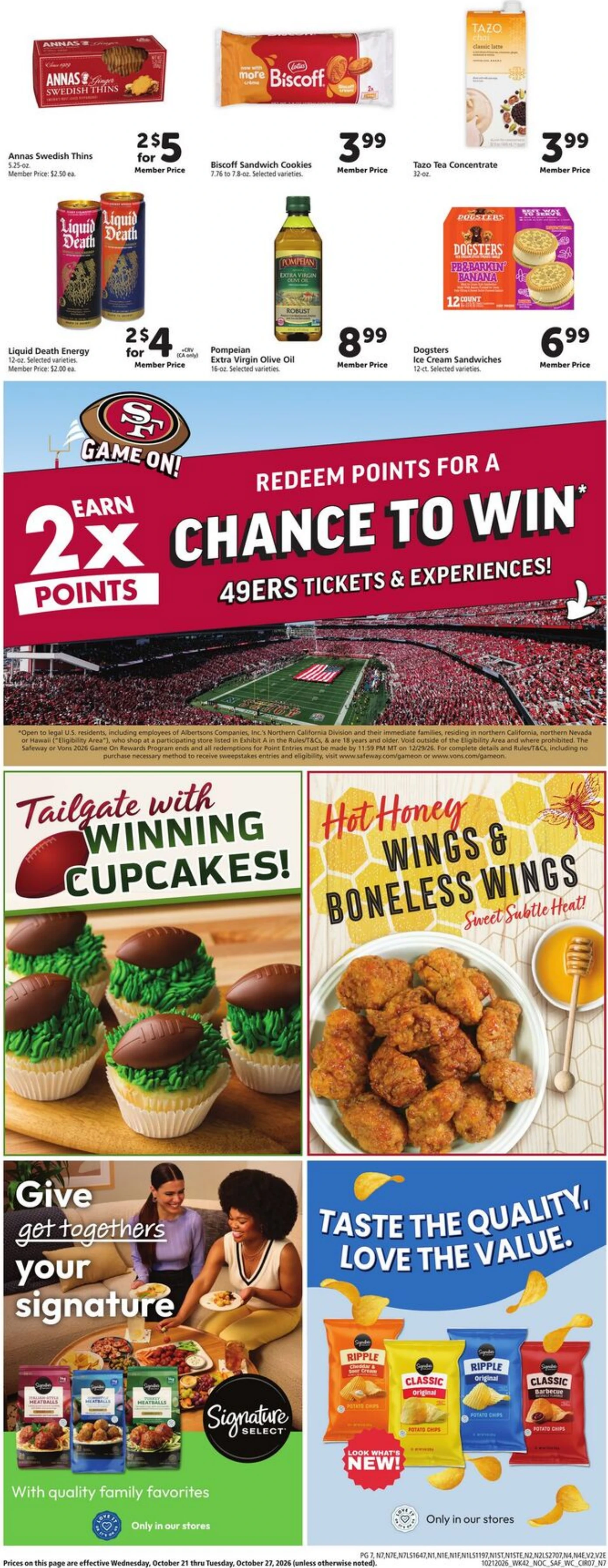 Safeway Page 7 of 9, weekly ad for Oct 21 - Oct 27, 2026