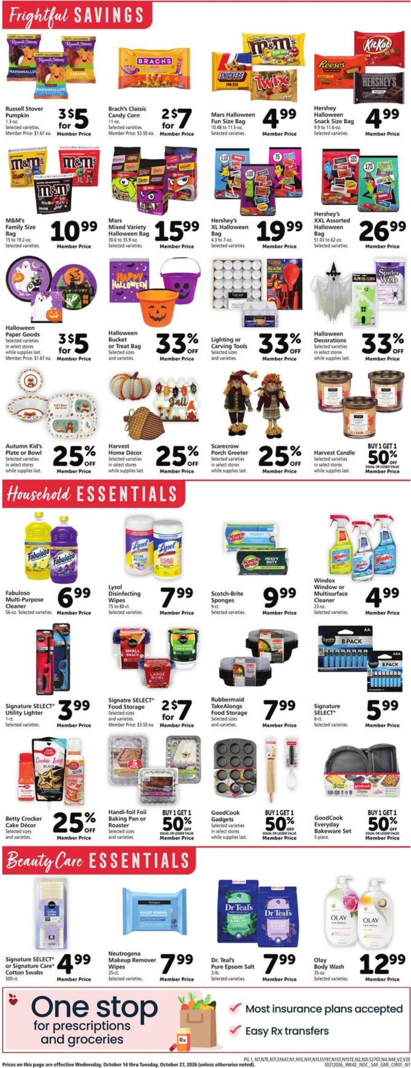 Safeway Page 8 of 9, weekly ad for Oct 21 - Oct 27, 2026