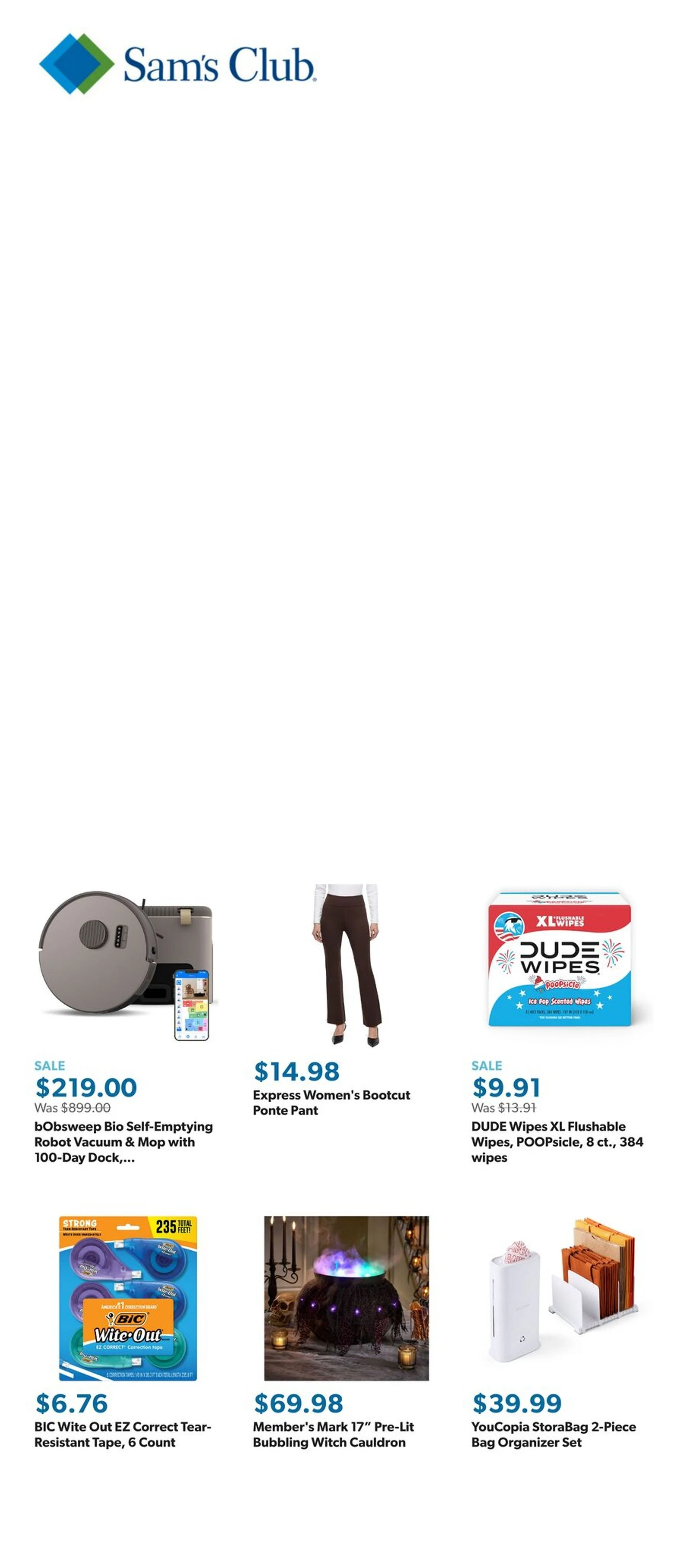 Sams Club weekly ad flyer, Aug06 – Aug12, 2026