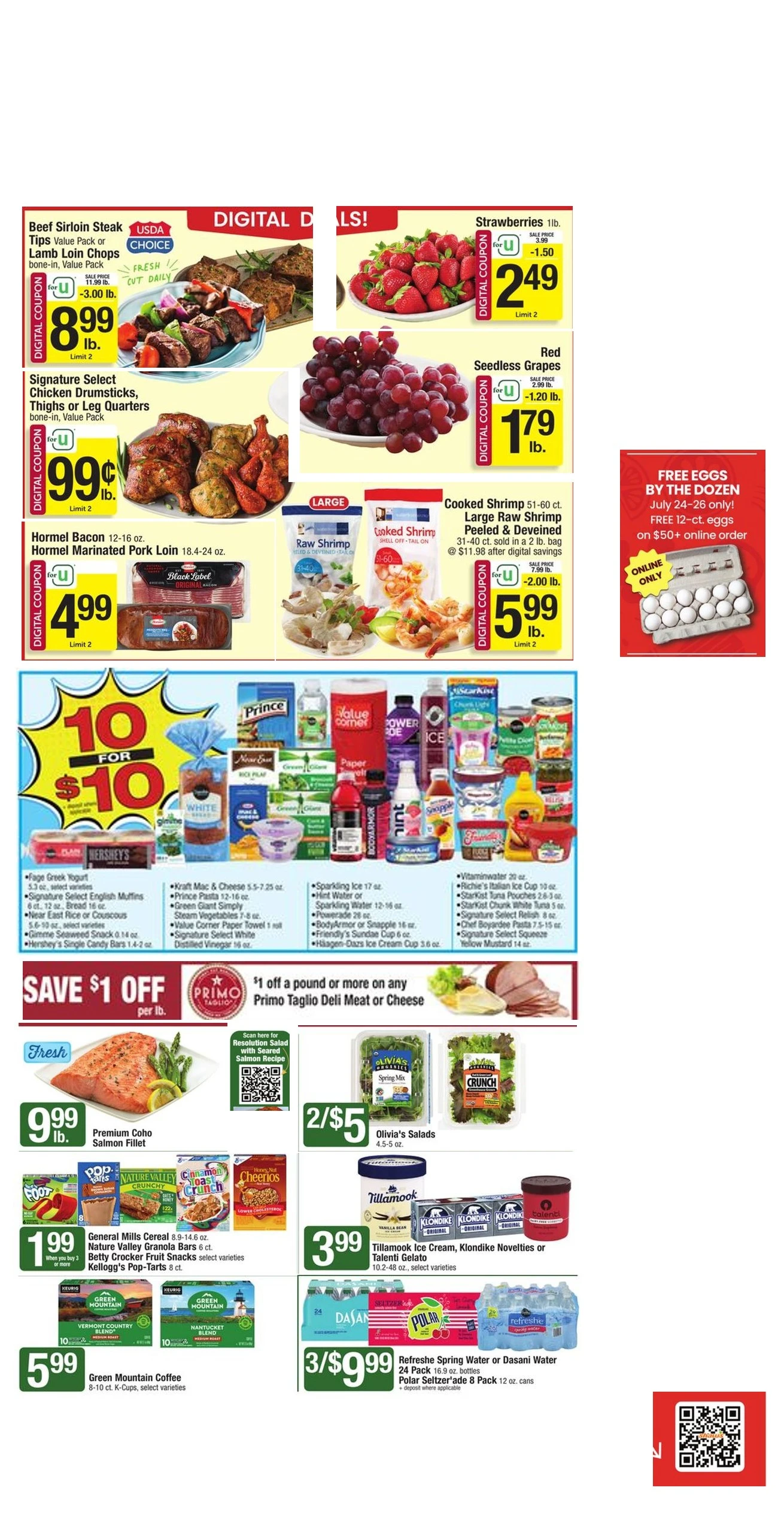 Shaws weekly ad page 1