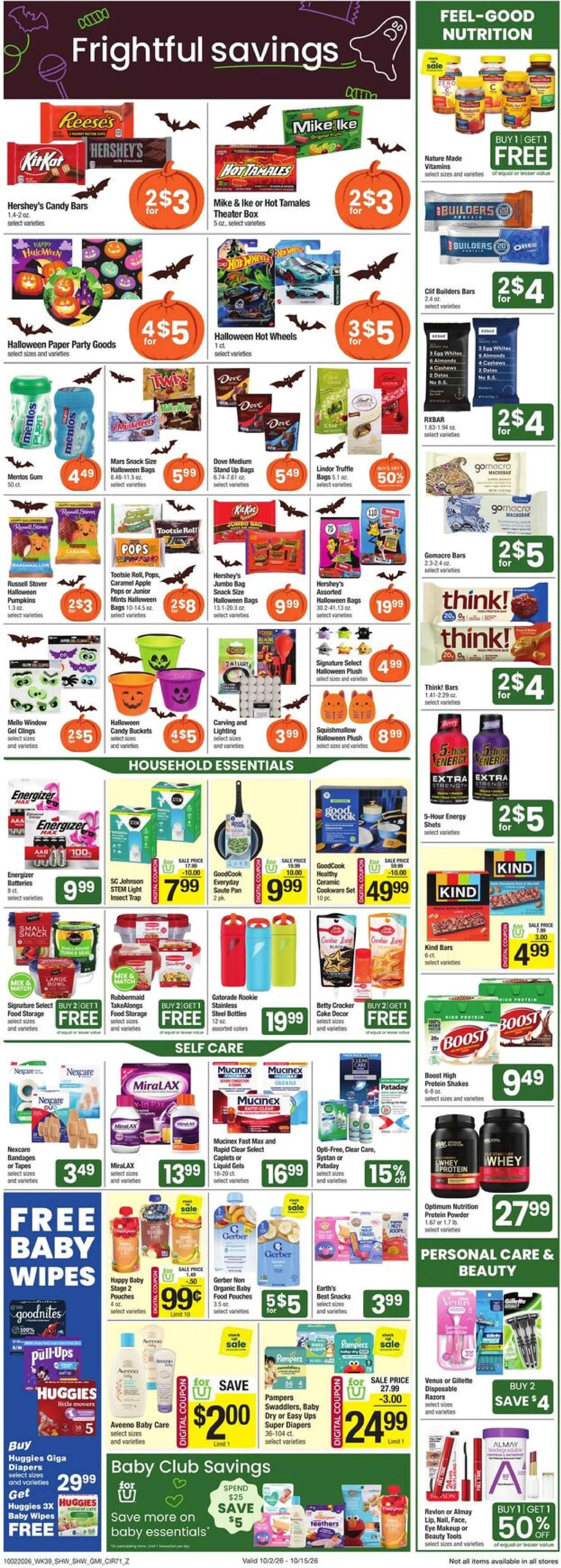 Shaw's Page 6 of 8, weekly ad for Oct 2 - Oct 8, 2026