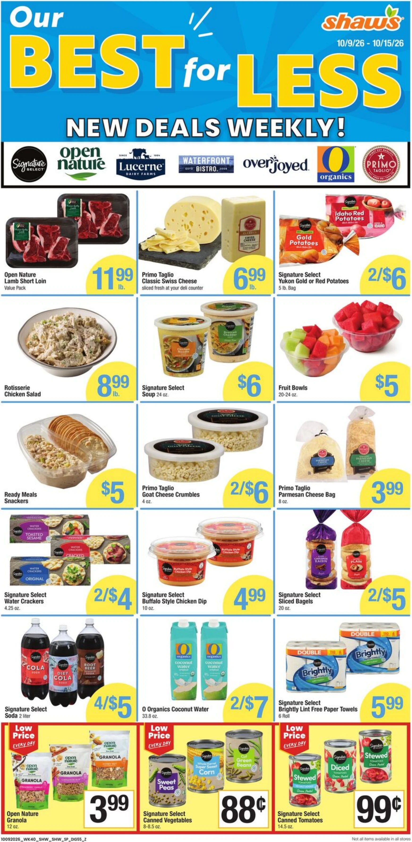 Shaw's Page 7 of 8, weekly ad for Oct 9 - Oct 15, 2026