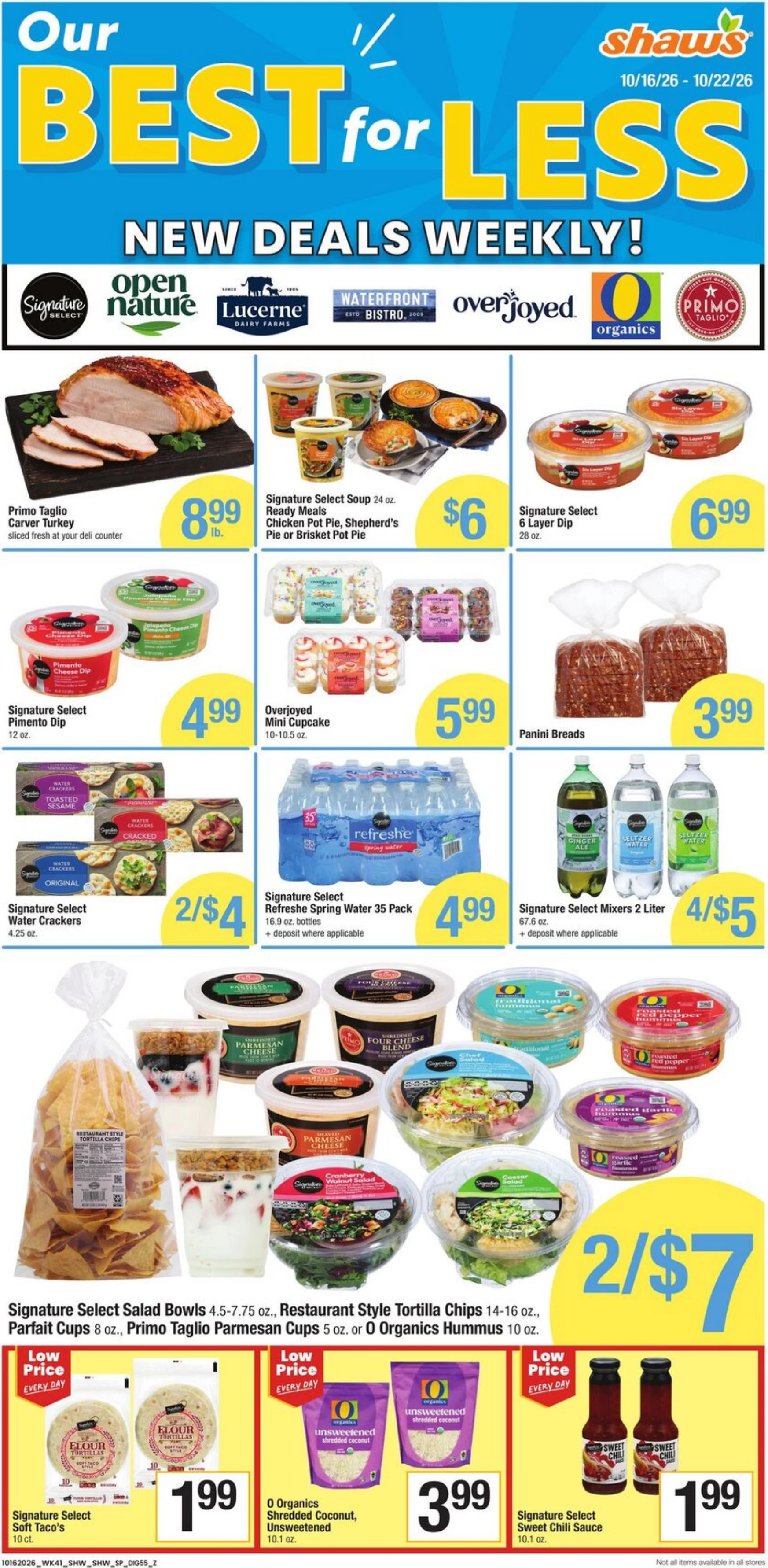 Shaw's Page 7 of 8, weekly ad for Oct 16 - Oct 22, 2026