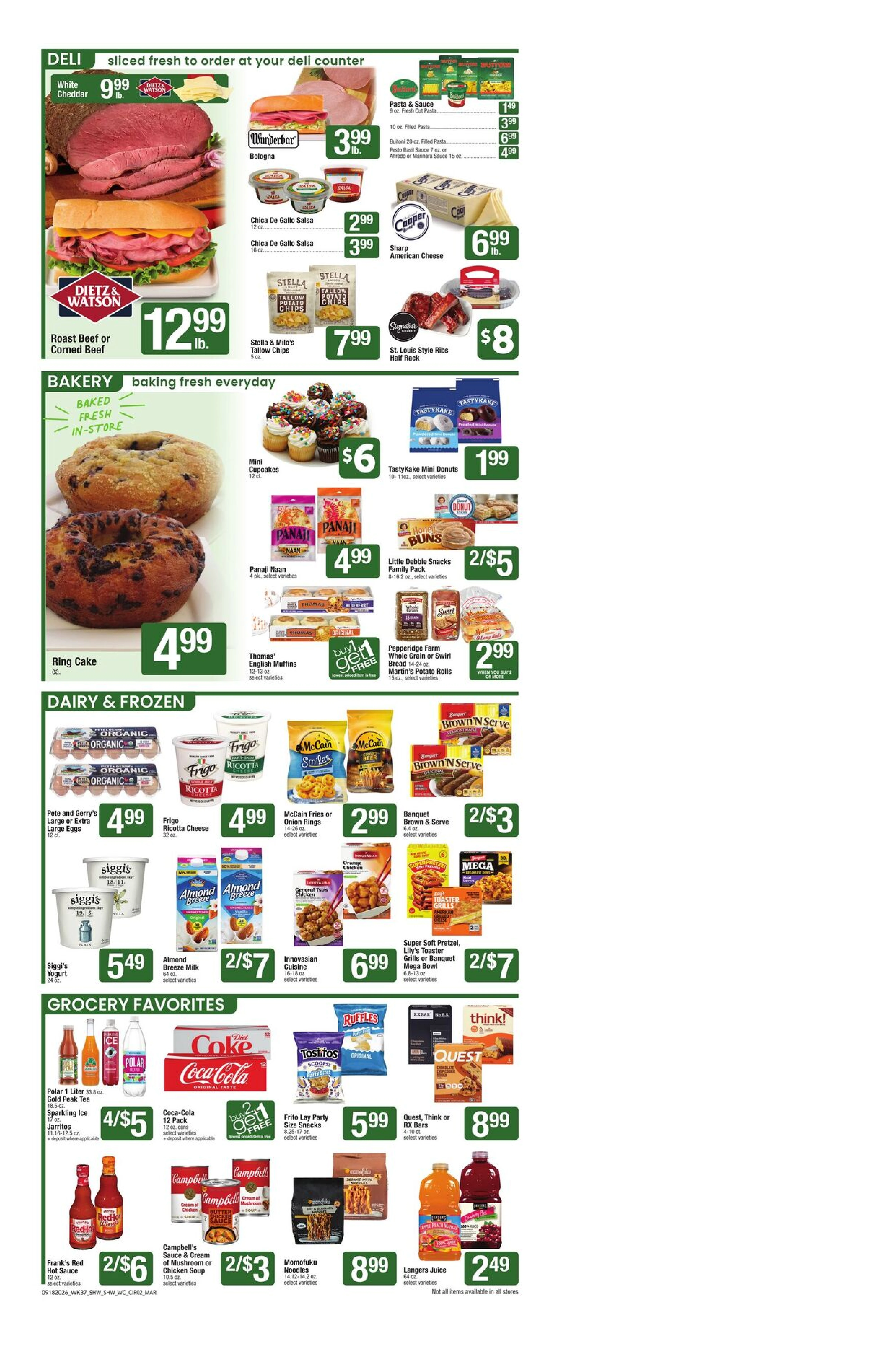 Shaw's Page 2 of 9, weekly ad for Sep 18 - Sep 24, 2026