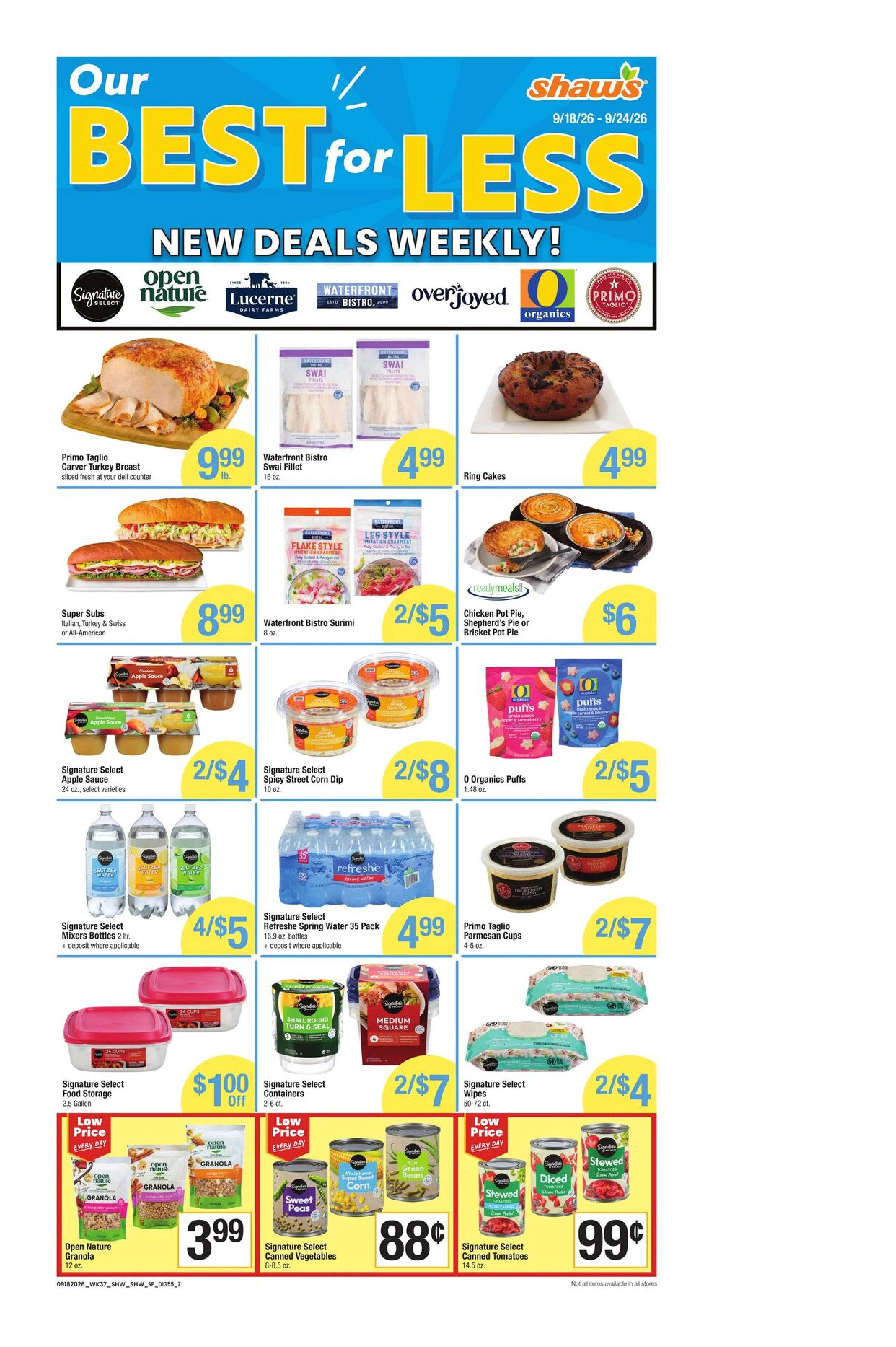 Shaw's Page 7 of 9, weekly ad for Sep 18 - Sep 24, 2026
