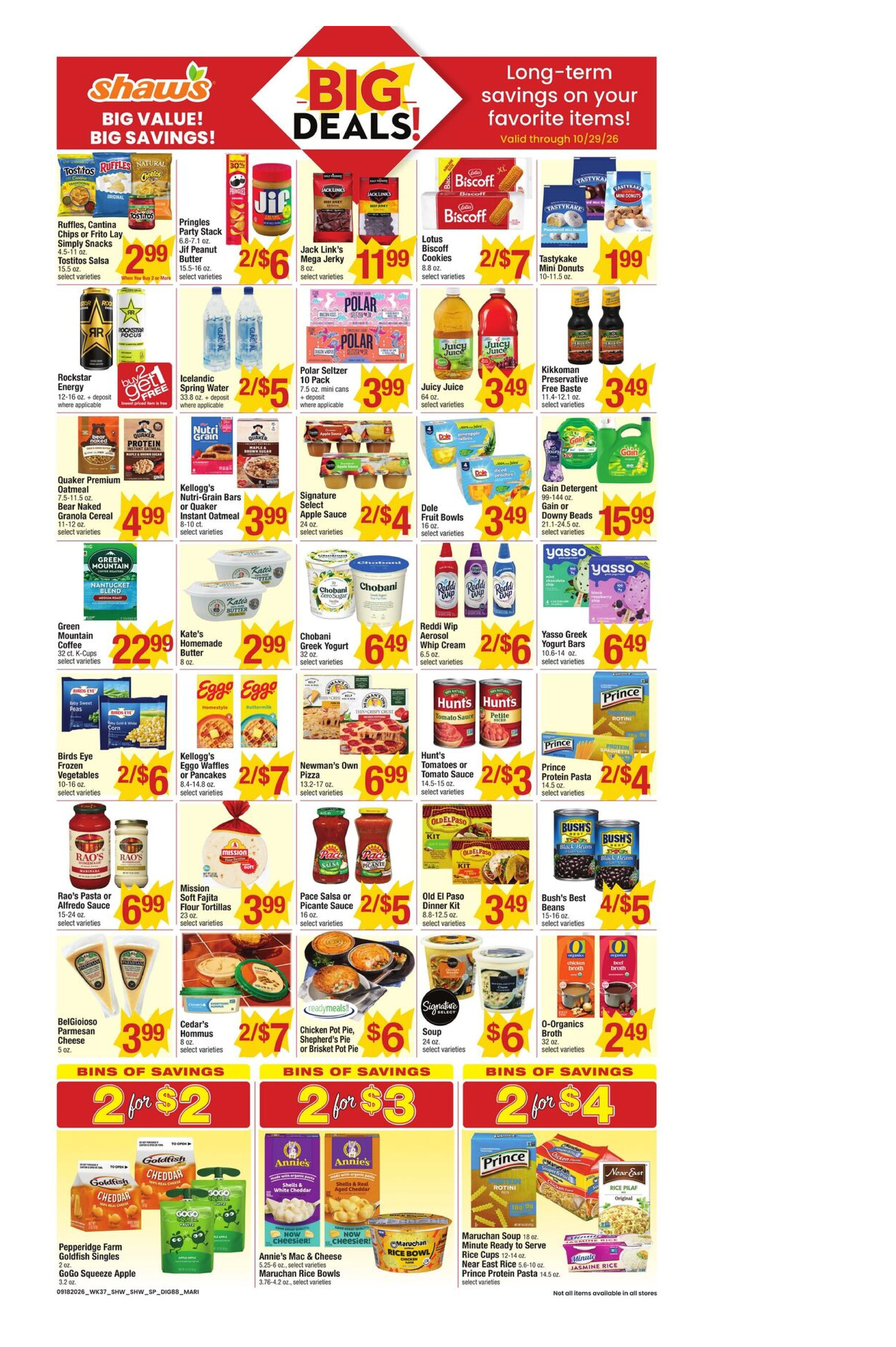 Shaw's Page 8 of 9, weekly ad for Sep 18 - Sep 24, 2026
